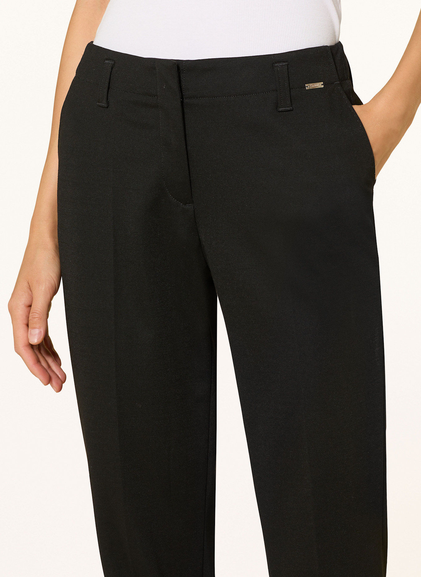 CINQUE Jerseychino CIHAMELINA: SCHWARZ