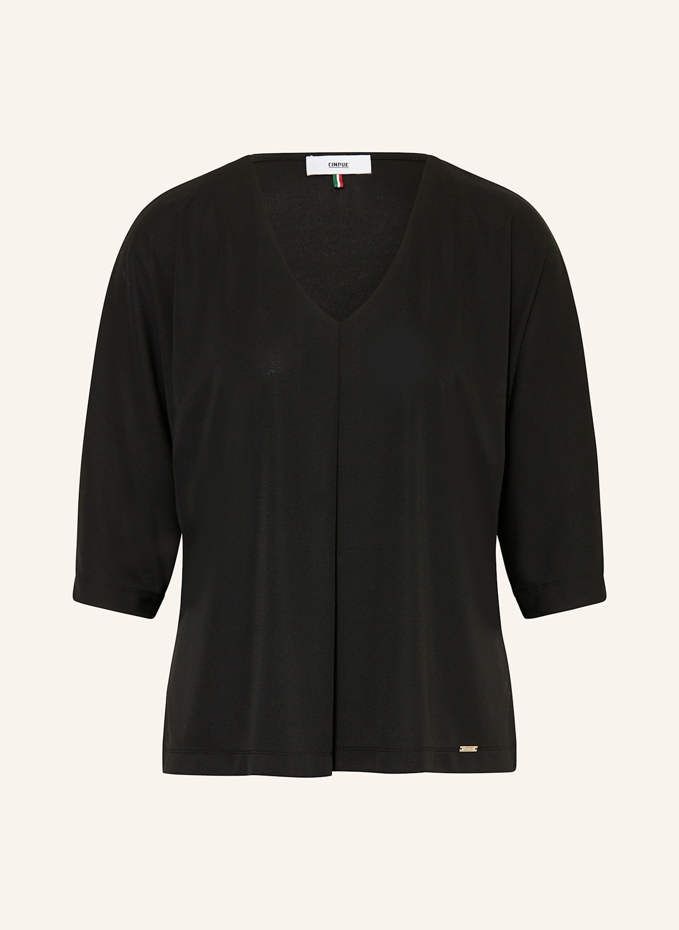 CINQUE Blusenshirt CIADDY mit 3/4-Arm: SCHWARZ