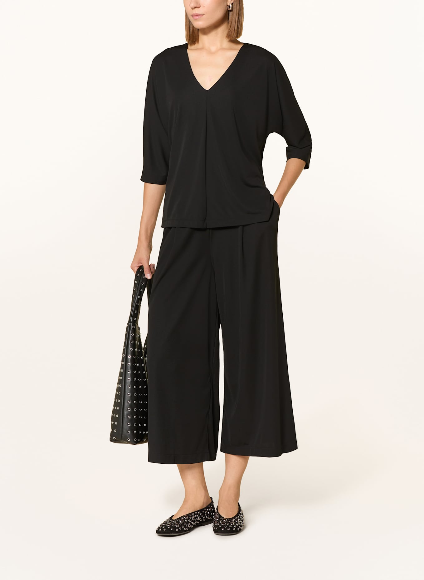 CINQUE Blusenshirt CIADDY mit 3/4-Arm: SCHWARZ