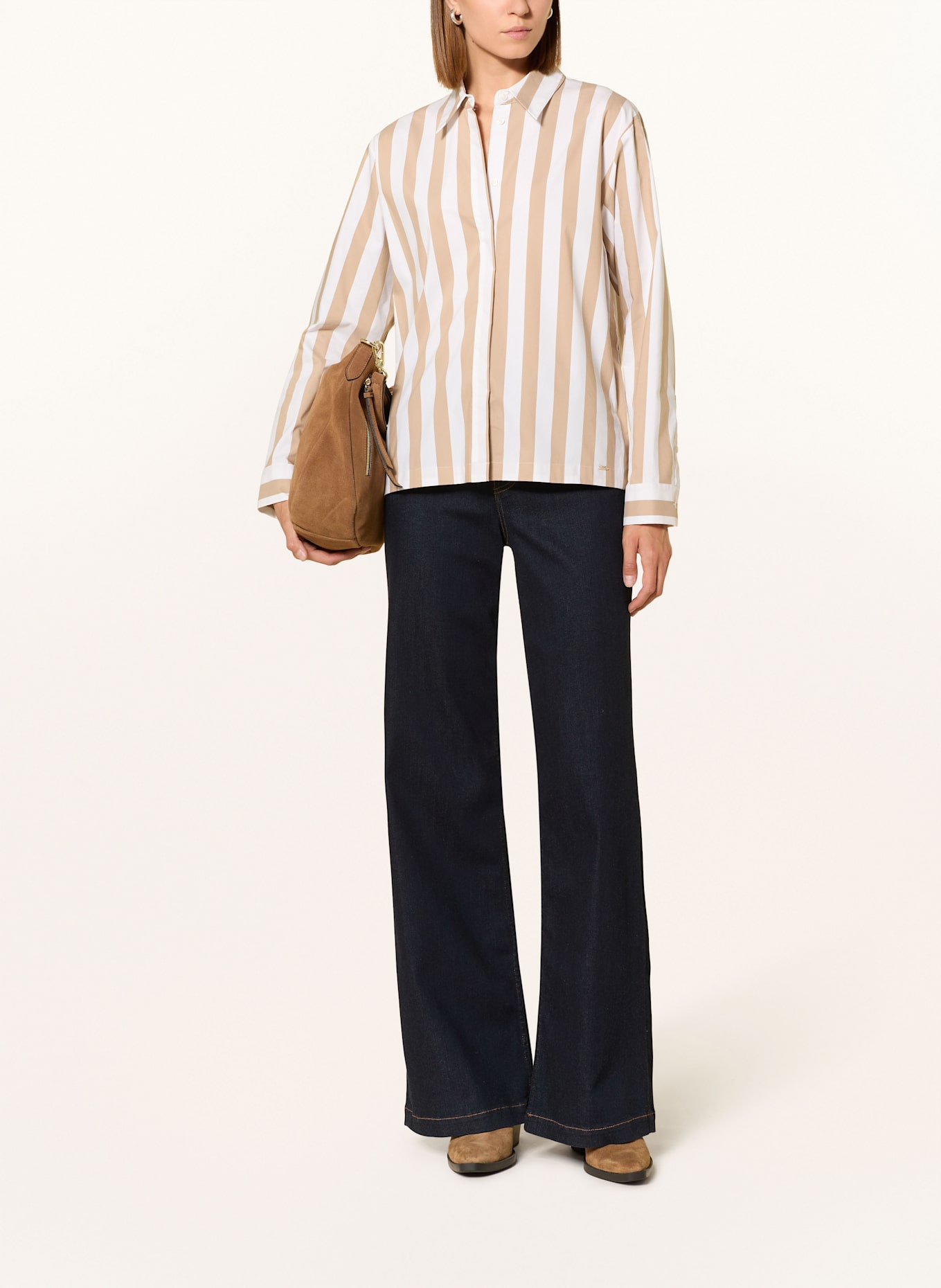 CINQUE Hemdbluse CIPIXIE: CREME / BEIGE