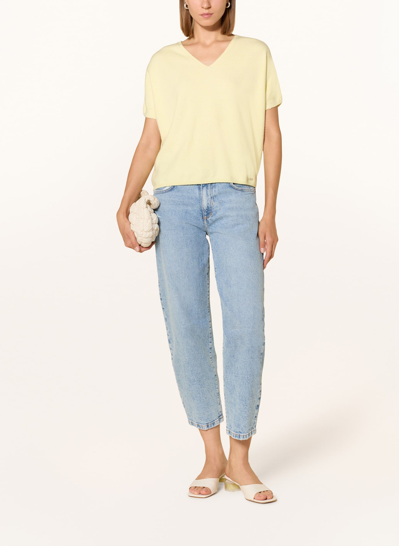 CINQUE Sweter CIOLARA: JASNOŻÓŁTY