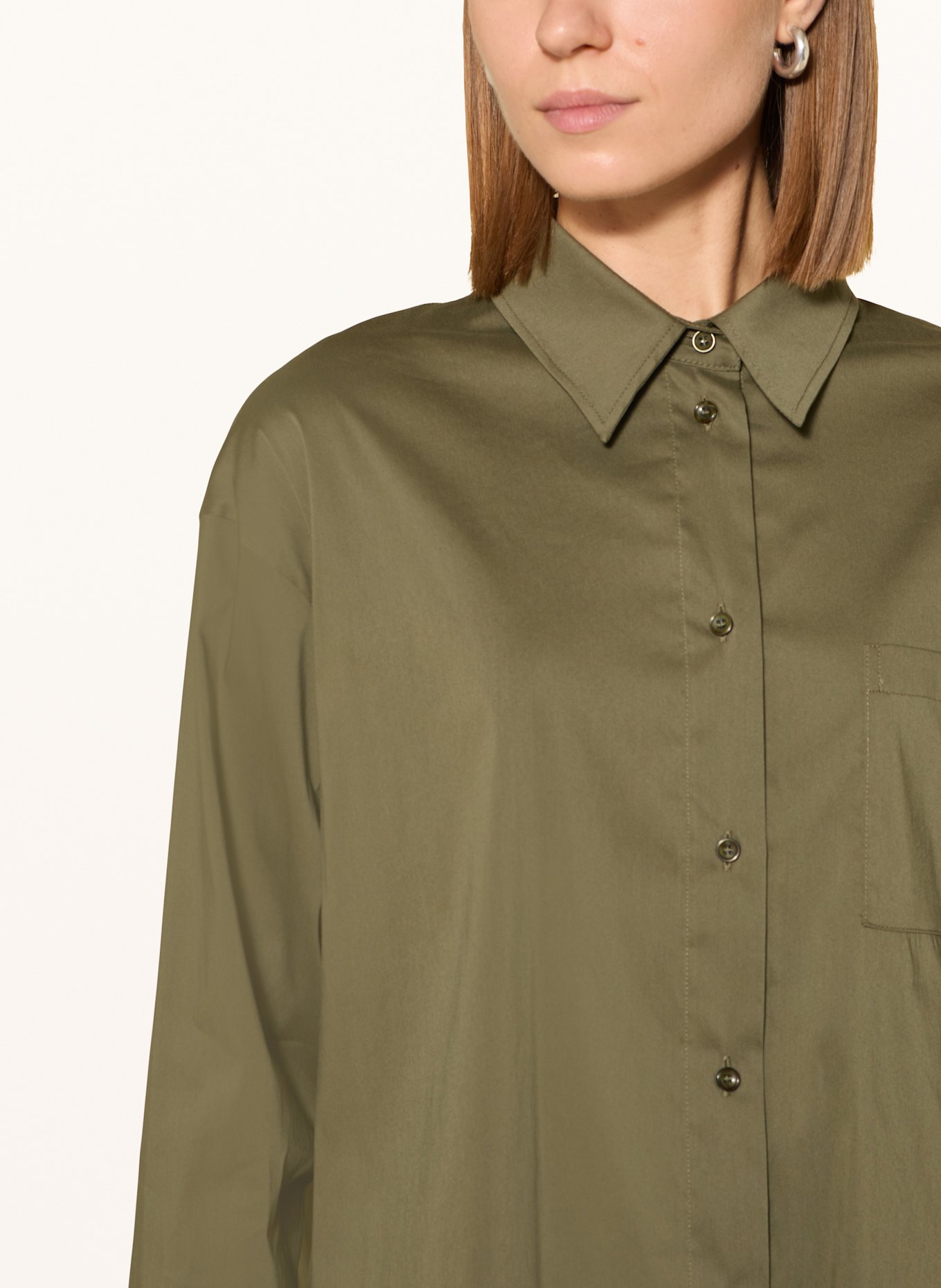 CINQUE CITARI shirt blouse: OLIVE
