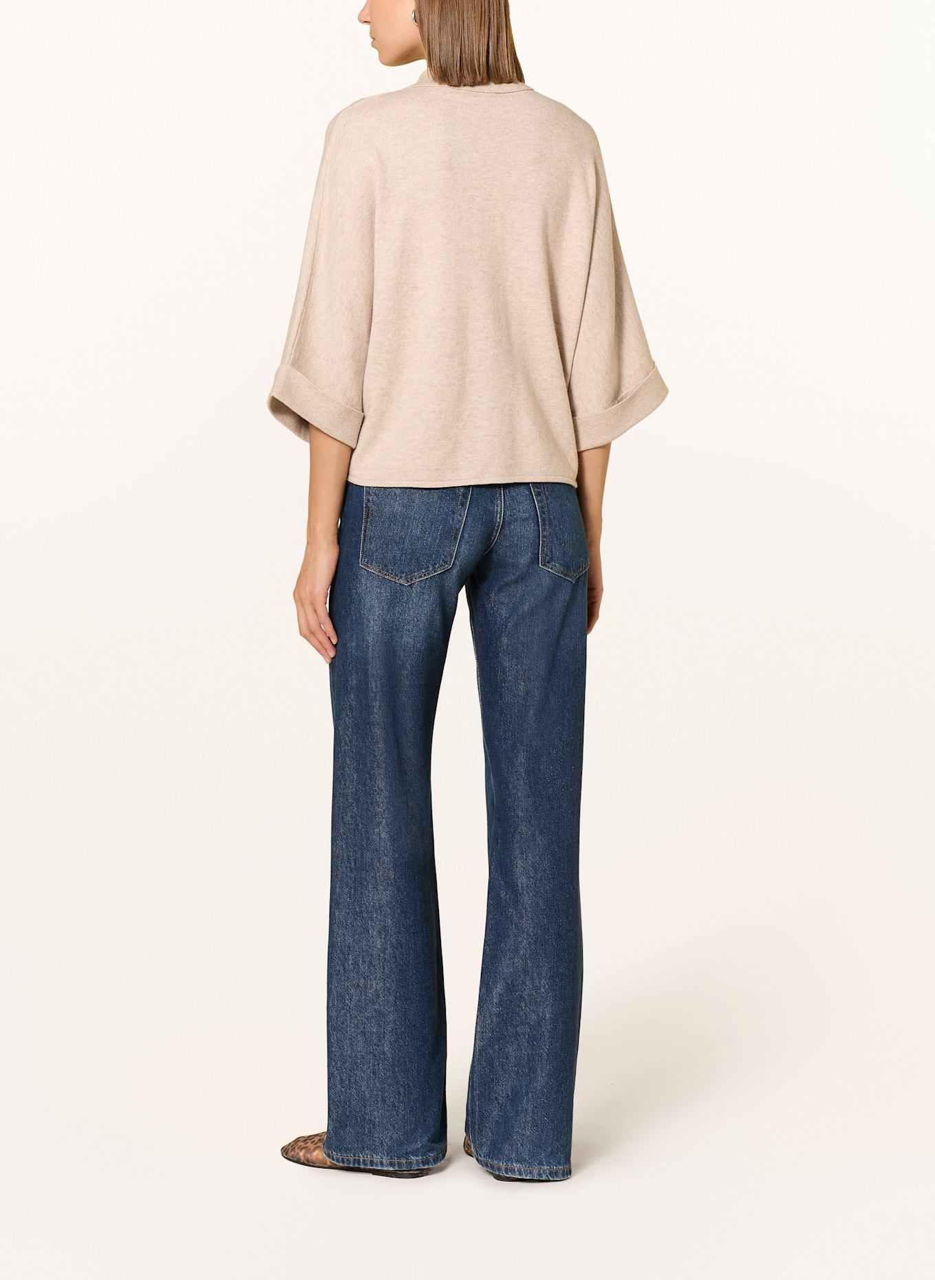 CINQUE Strickjacke CIOLLA mit 3/4-Arm: CREME