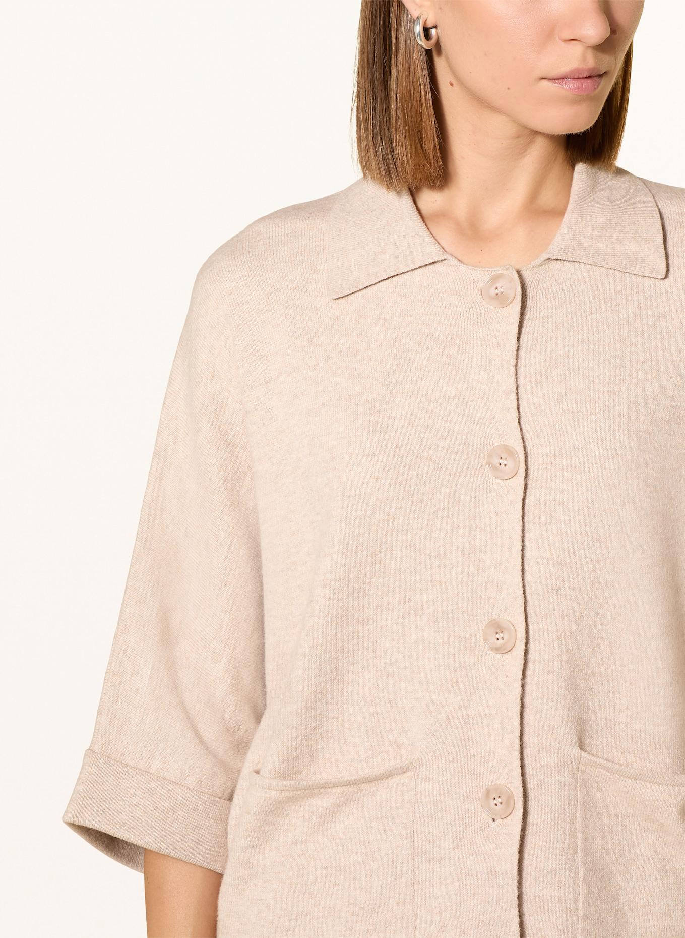 CINQUE Strickjacke CIOLLA mit 3/4-Arm: CREME