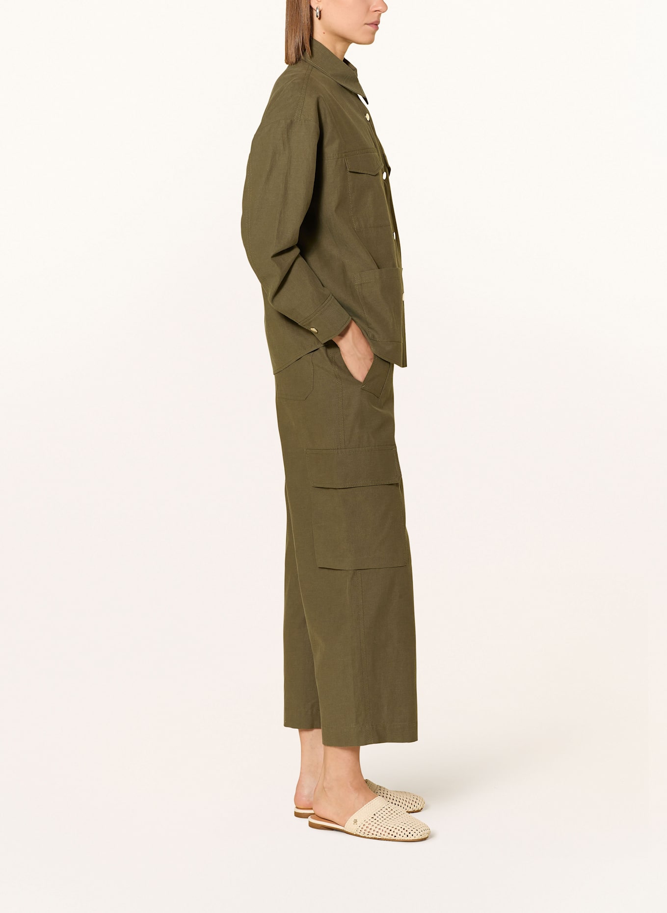 CINQUE 7/8-Cargohose CIHILL: KHAKI