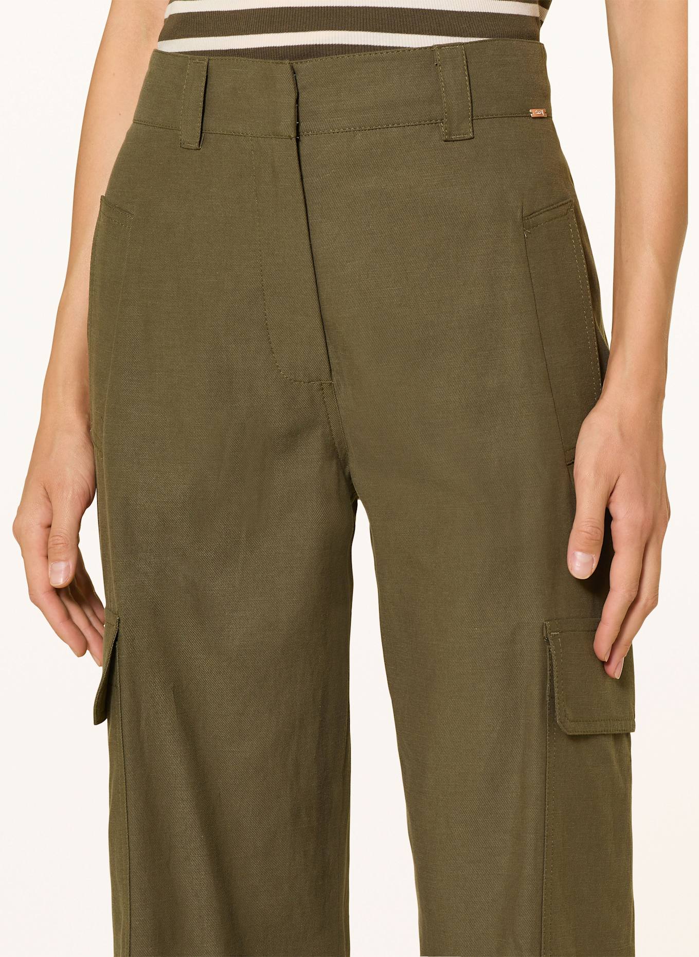 CINQUE 7/8-Cargohose CIHILL: KHAKI
