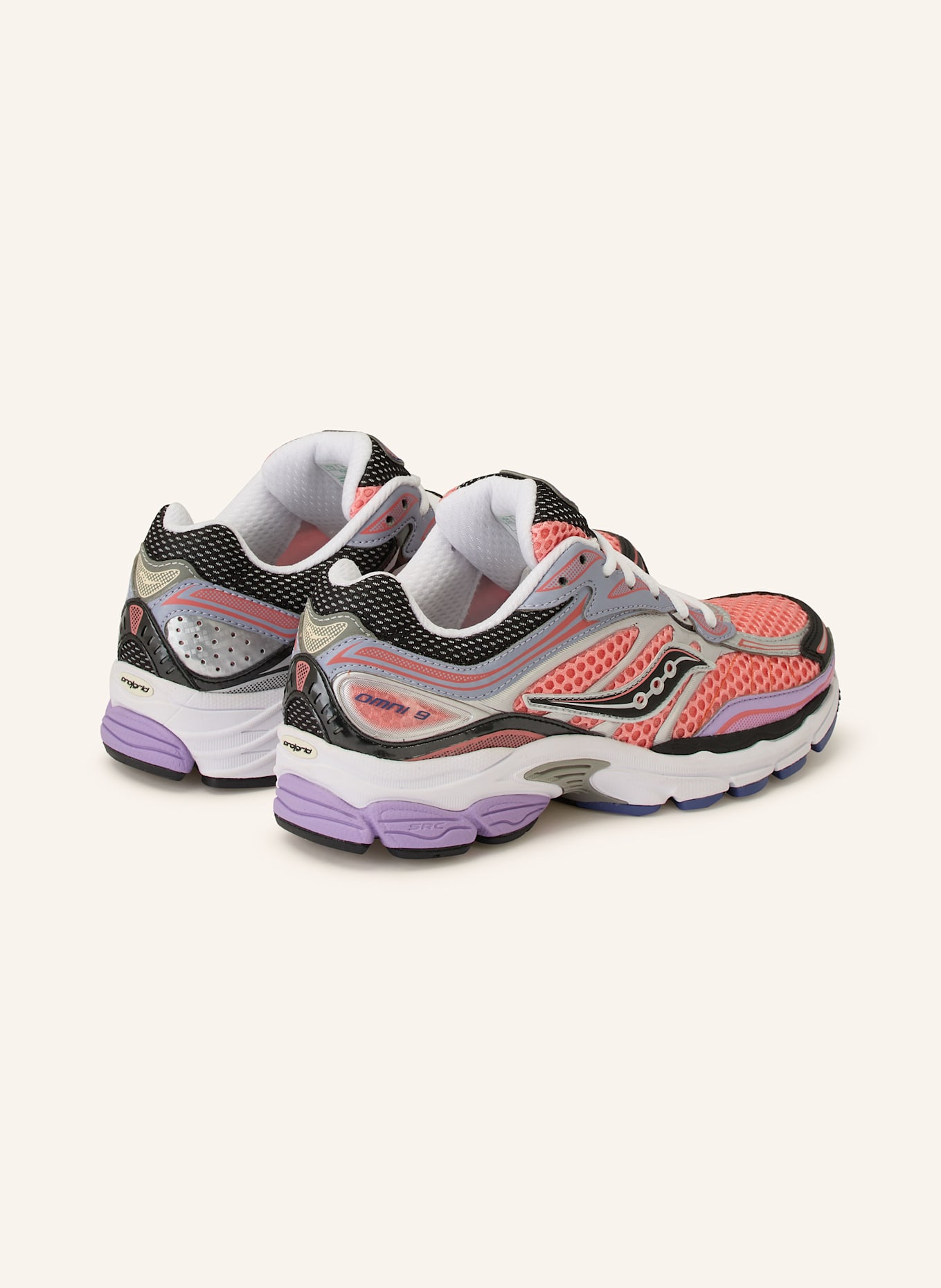 saucony Sneaker PROGRID OMNI 9: LACHS / LILA / HELLLILA
