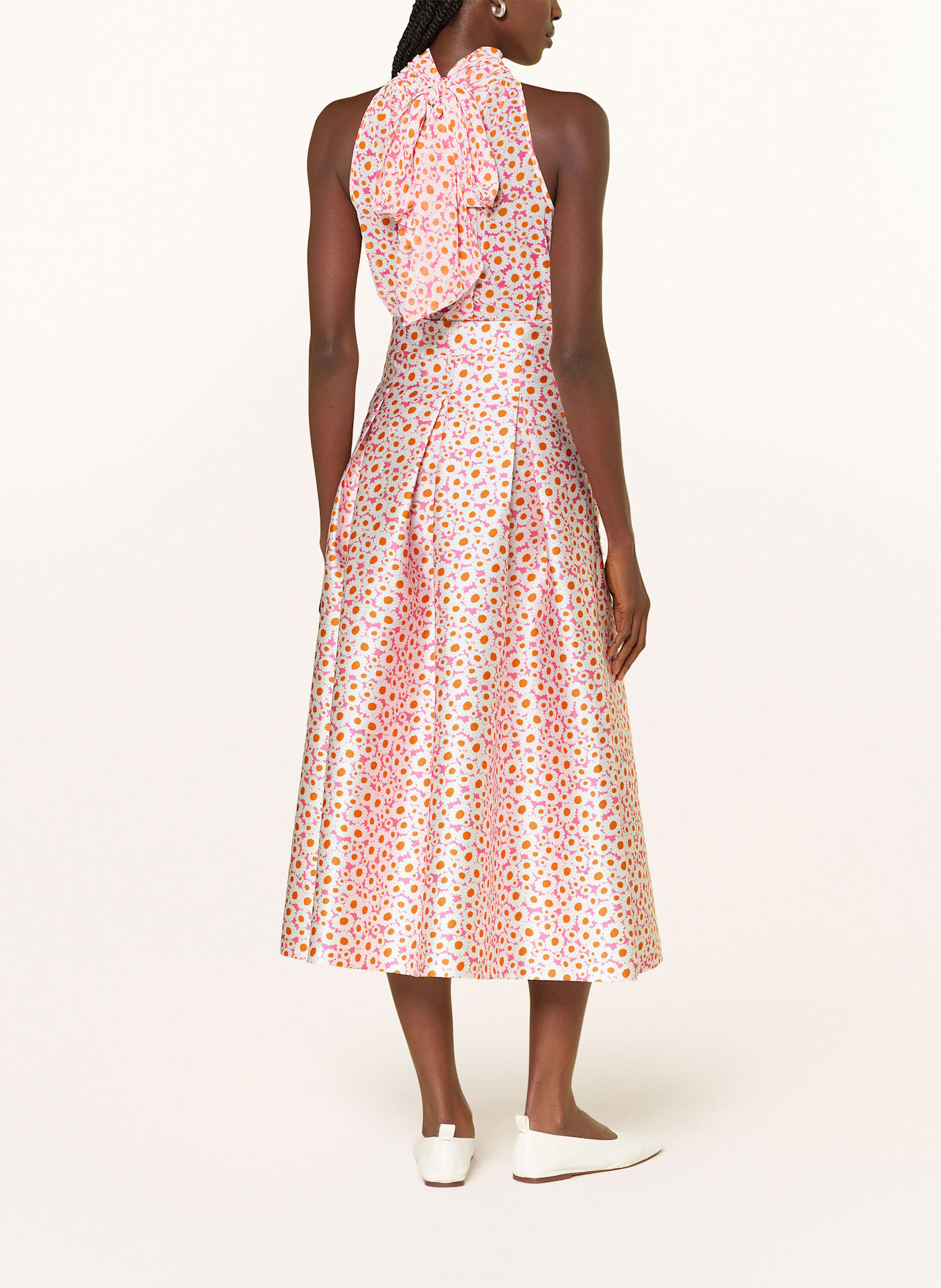 SEM PER LEI Blusentop: WEISS / PINK / ORANGE