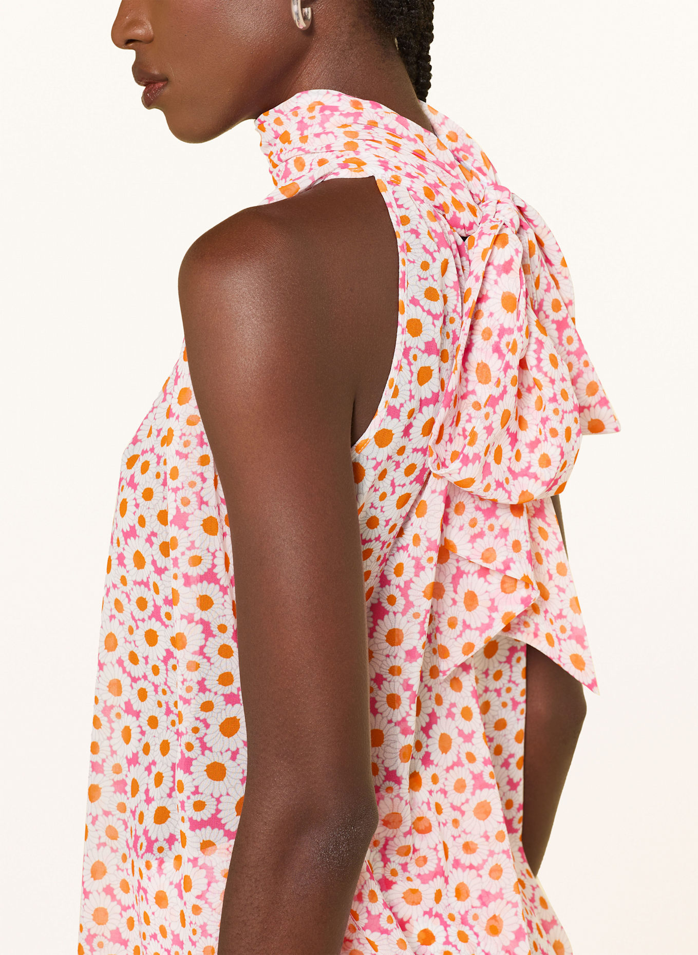 SEM PER LEI Blusentop: WEISS / PINK / ORANGE