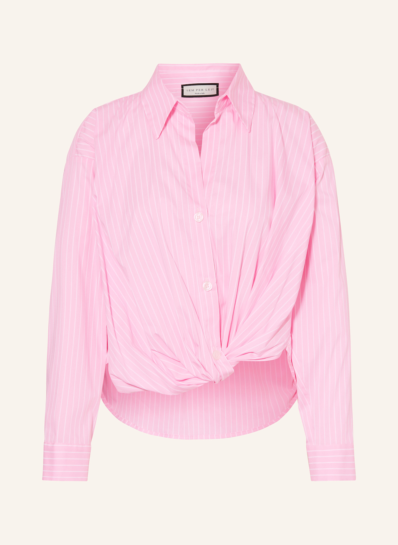 SEM PER LEI Koszula: BIAŁY / RÓŻOWY