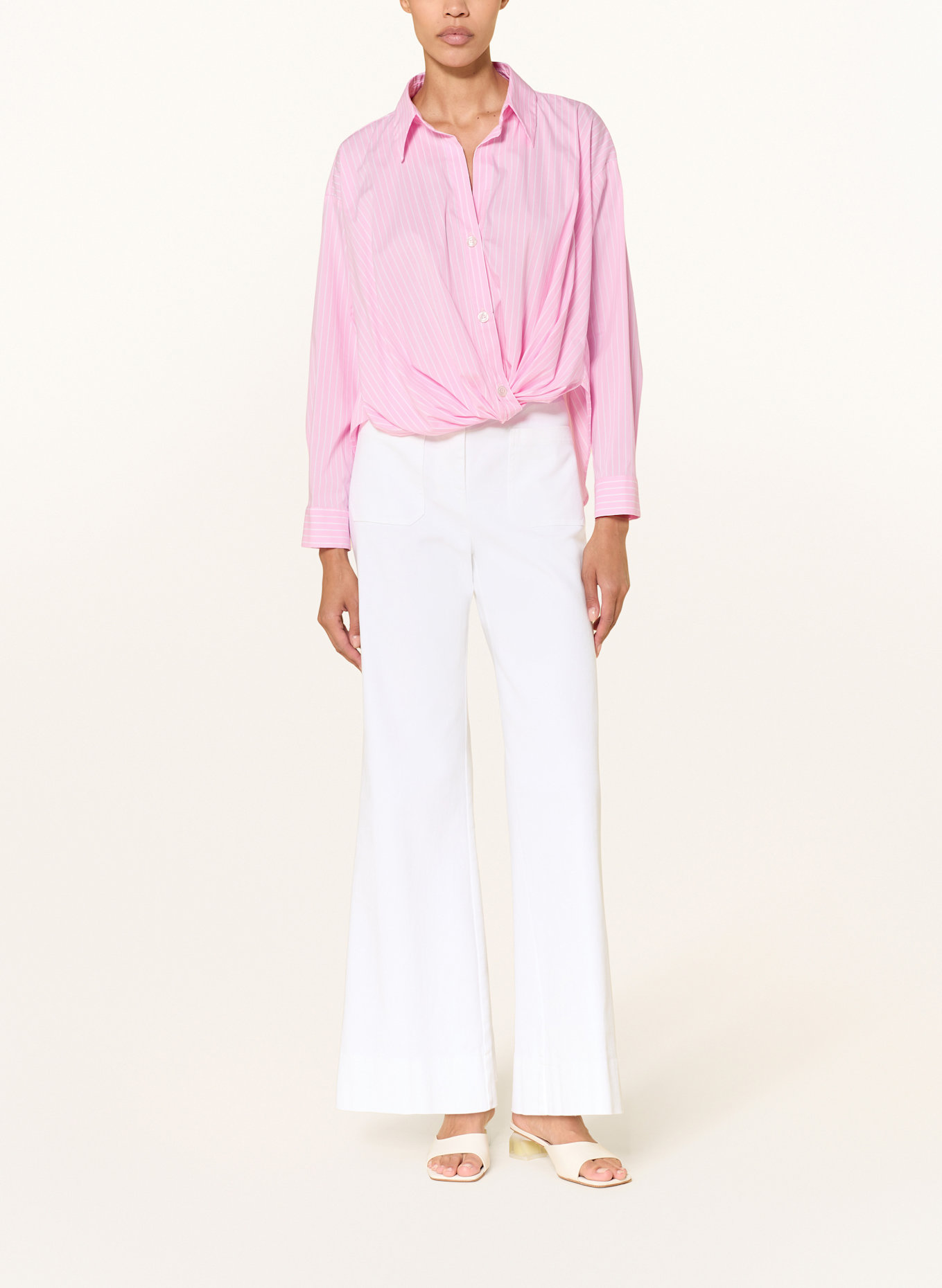 SEM PER LEI Koszula: BIAŁY / RÓŻOWY