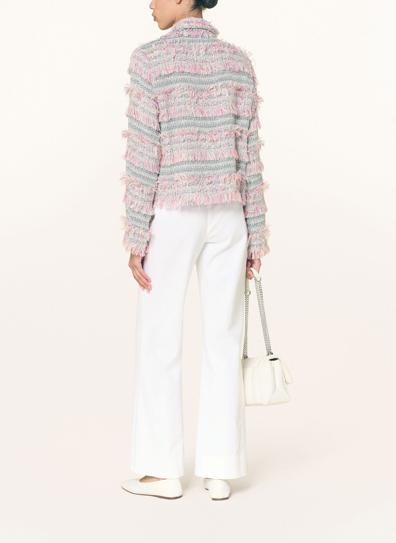 SEM PER LEI Wide Leg Jeans: WEISS