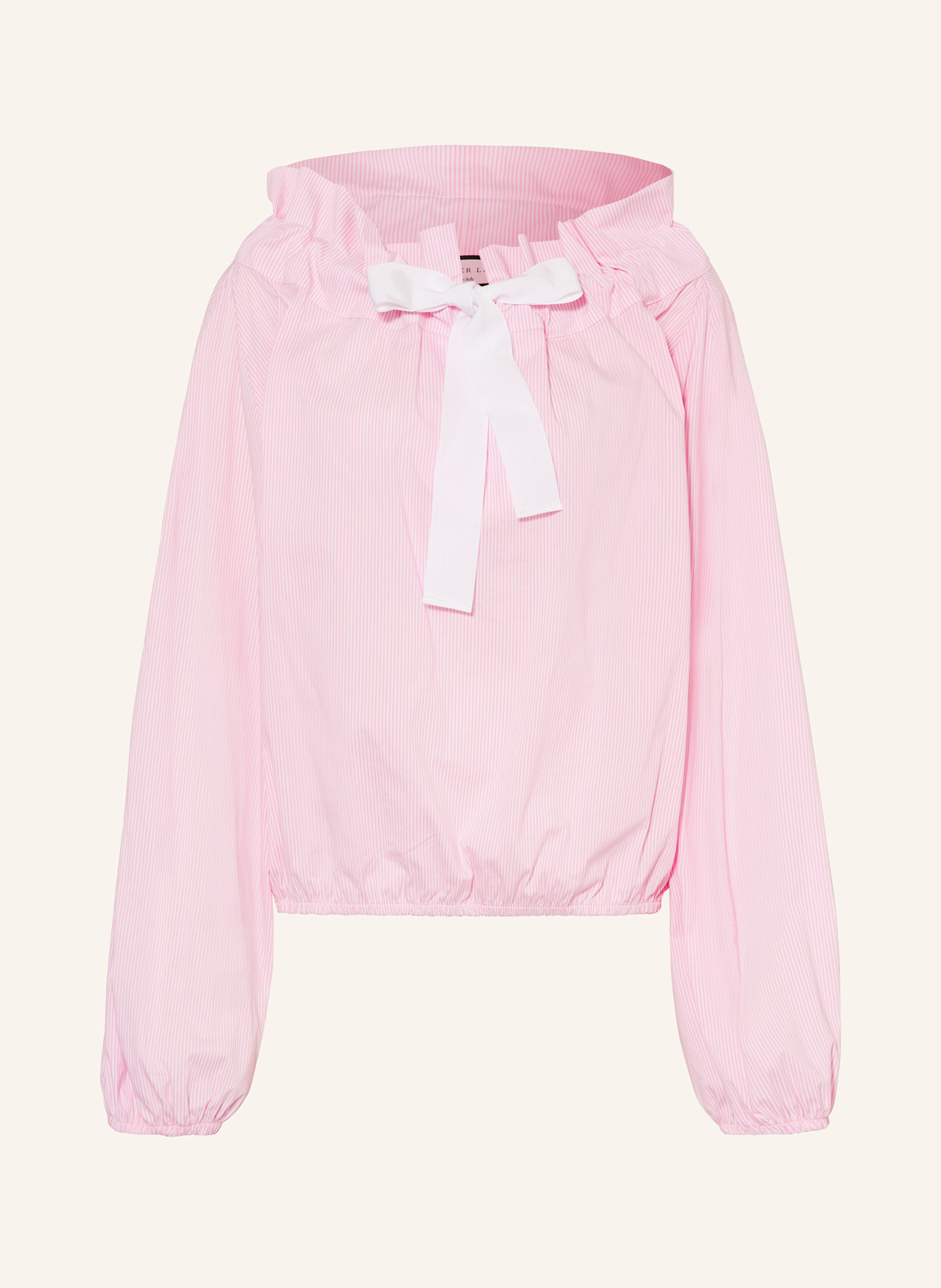 SEM PER LEI Blusenshirt: WEISS / ROSA