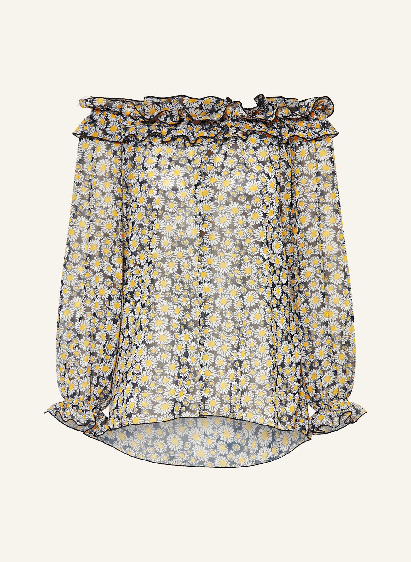 SEM PER LEI Bluzka z odkrytymi ramionami: BIAŁY / CZARNY / ŻÓŁTY