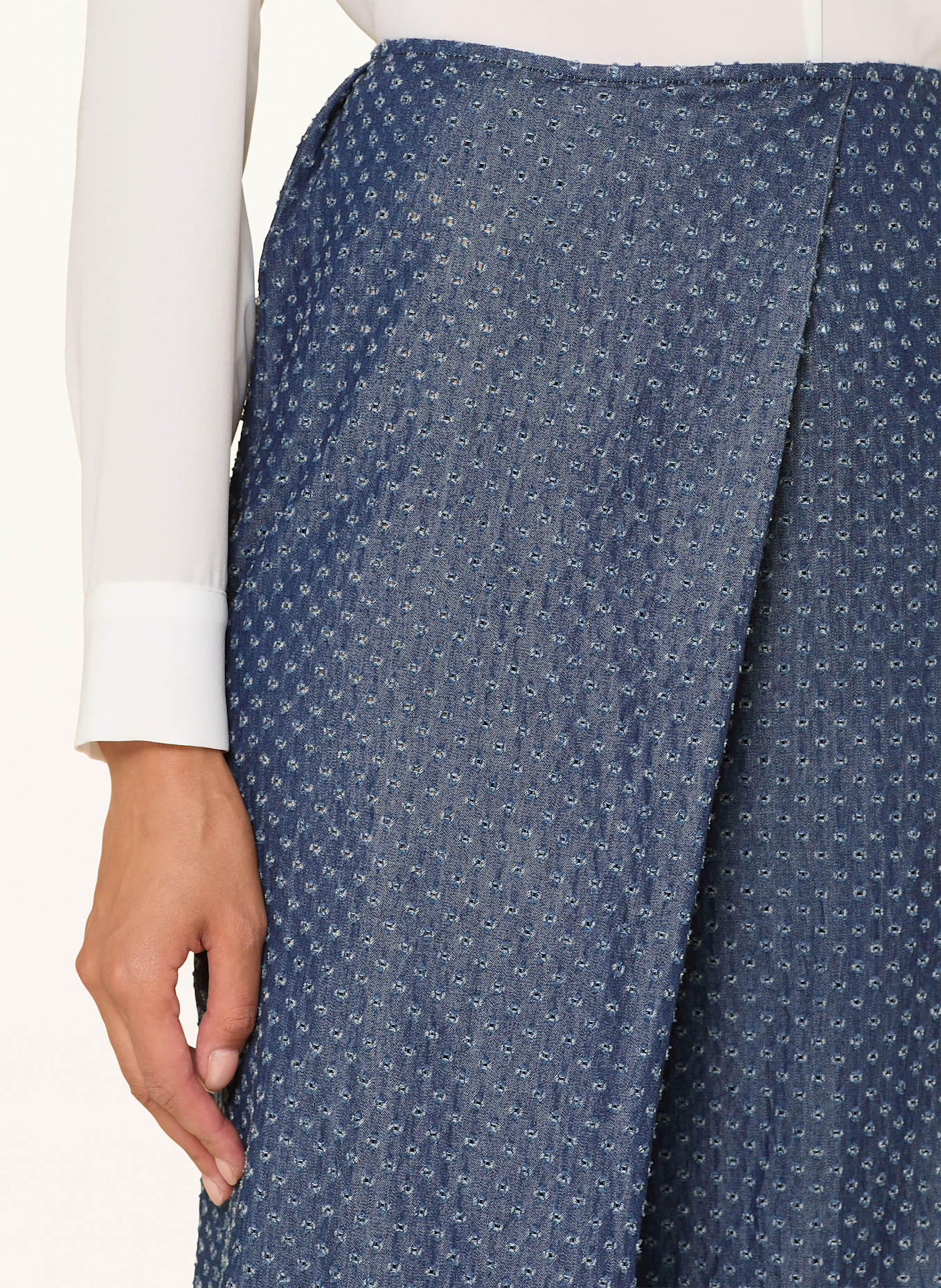 SEM PER LEI Marlenehose: 185 denim denim dublau