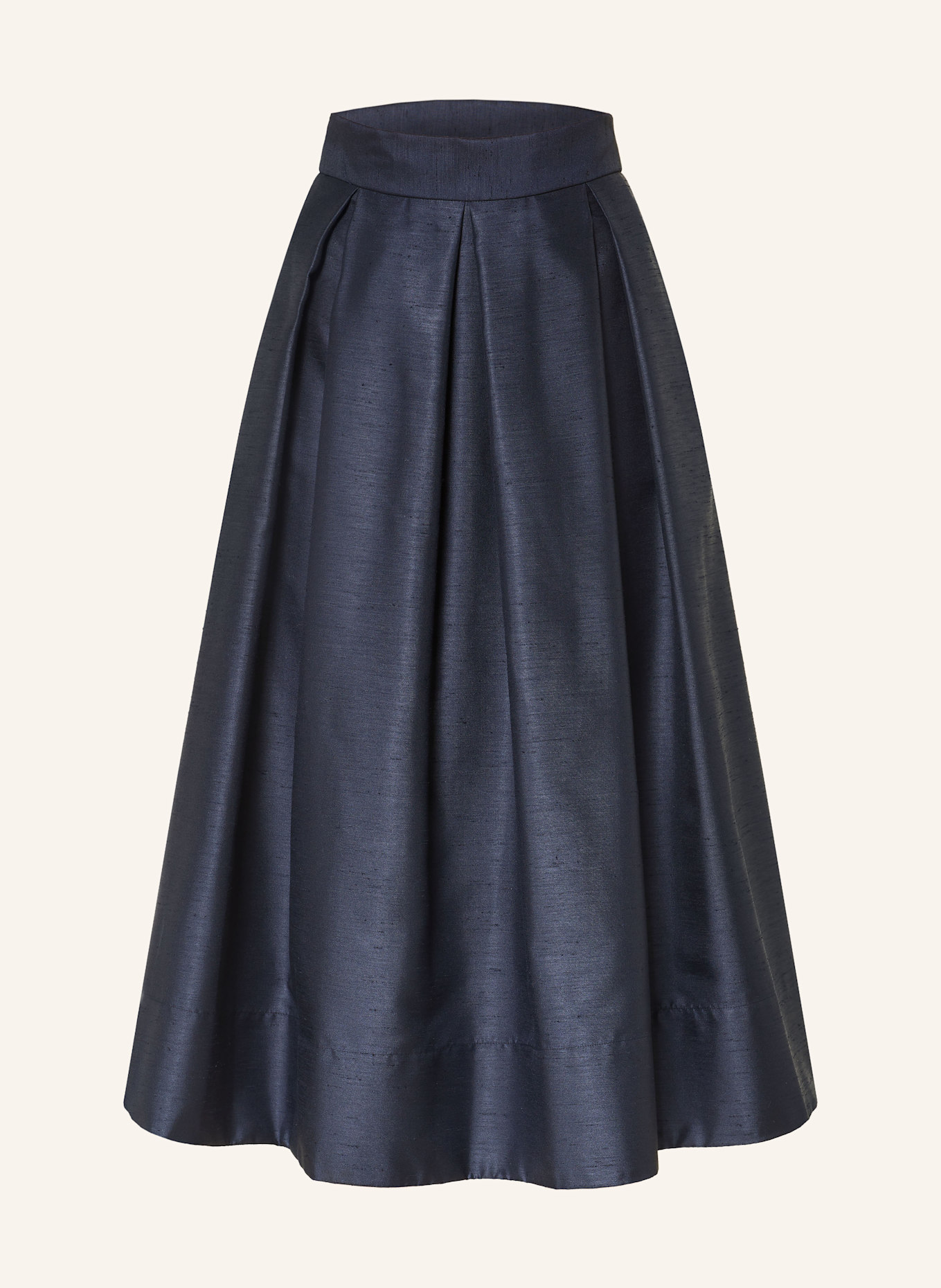 SEM PER LEI Skládaná sukně: TMAVĚ MODRÁ