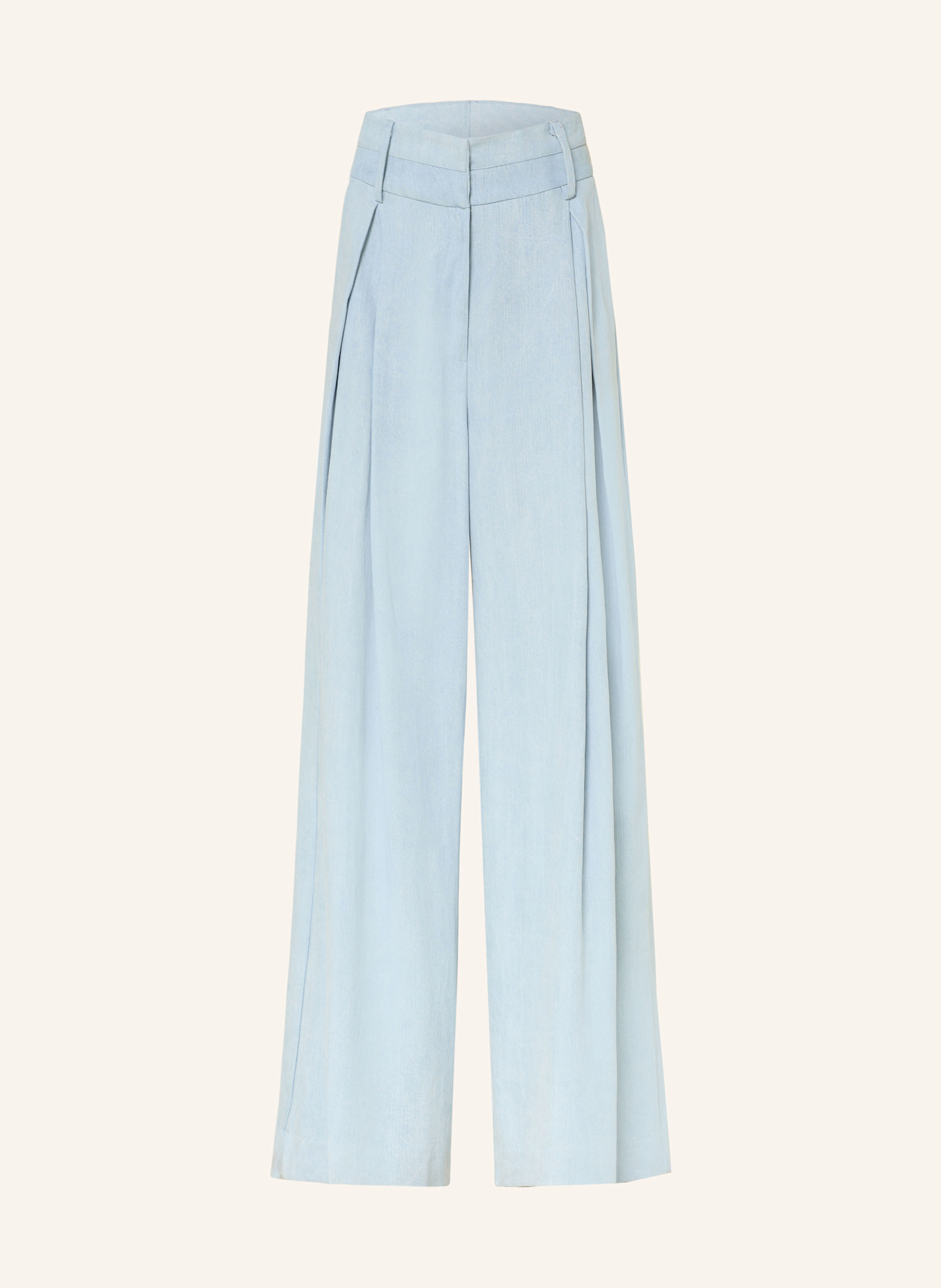 SEM PER LEI Wide Leg Jeans: 184 light denim hellblau denim