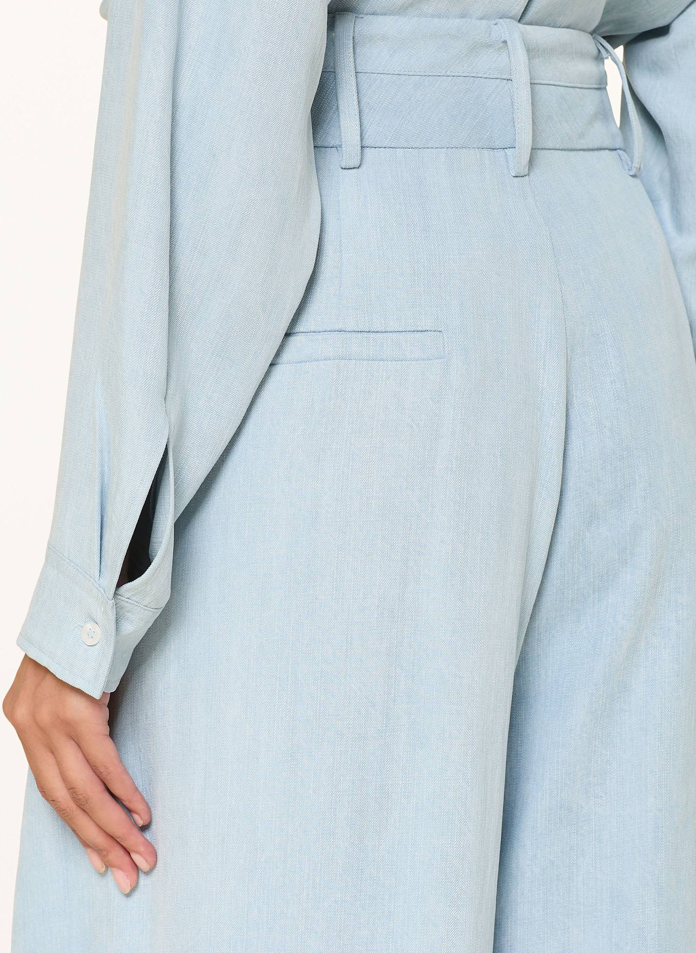 SEM PER LEI Wide Leg Jeans: 184 light denim hellblau denim