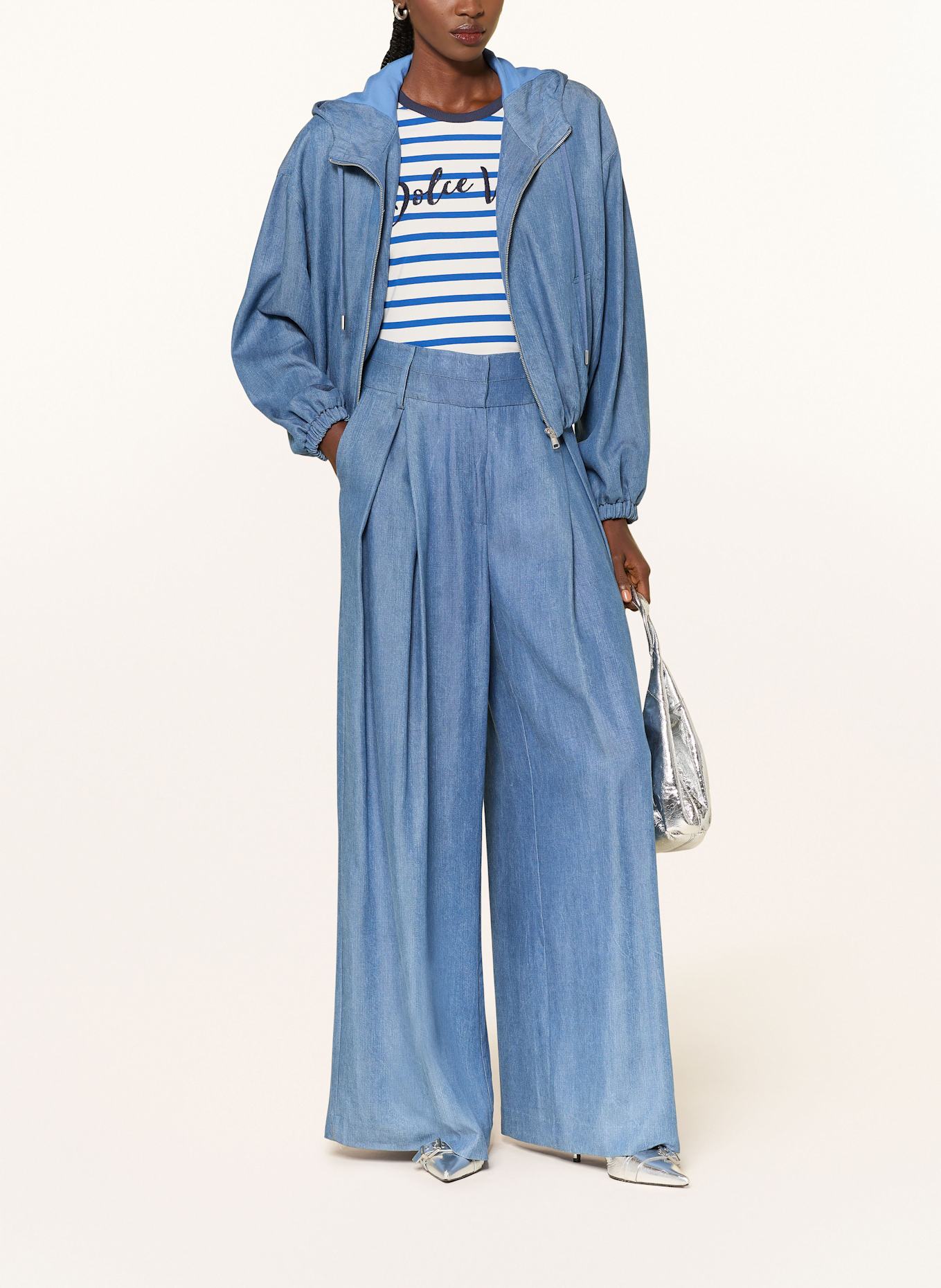 SEM PER LEI Wide Leg Jeans: BLAU