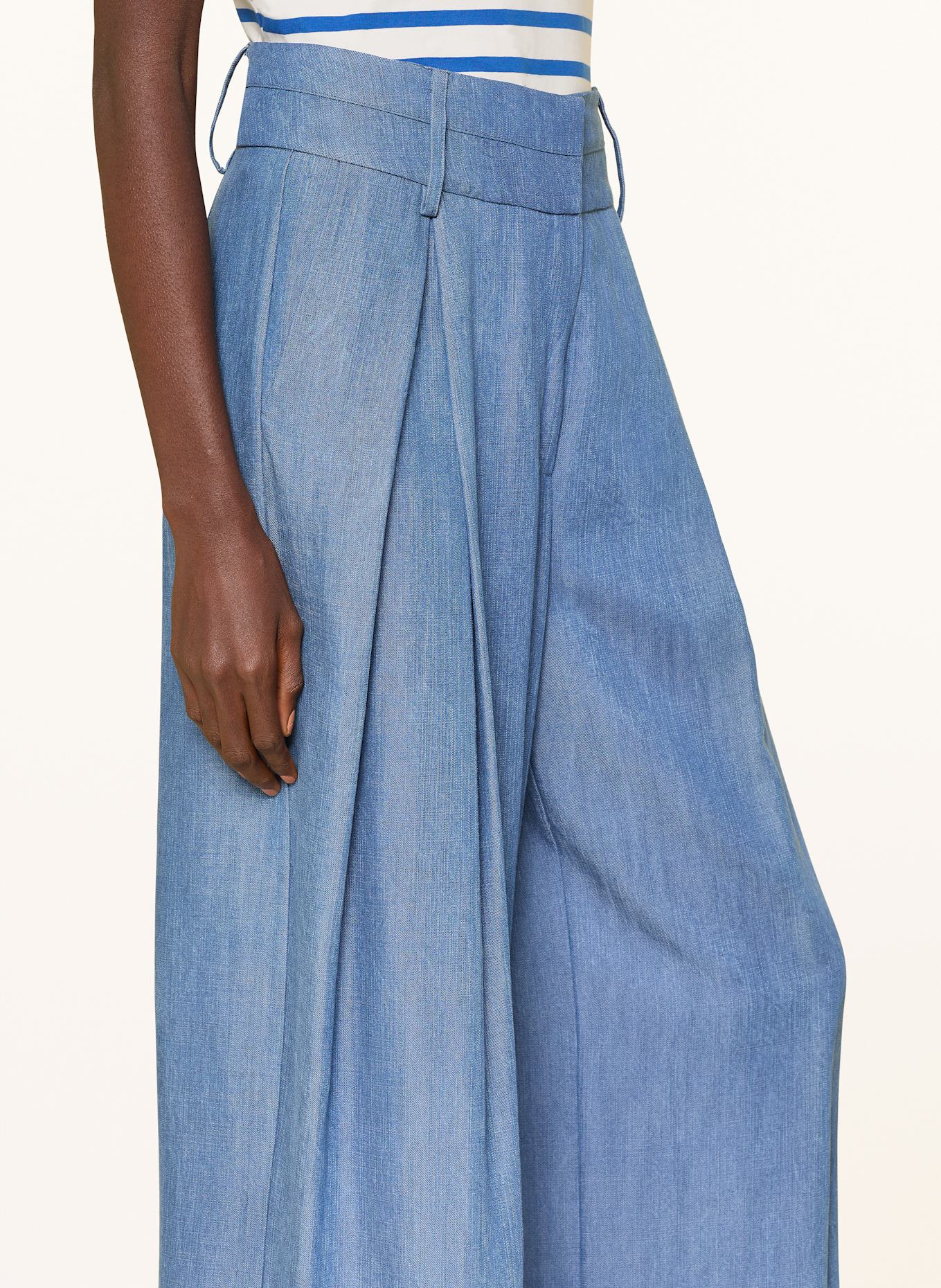 SEM PER LEI Wide Leg Jeans: BLAU