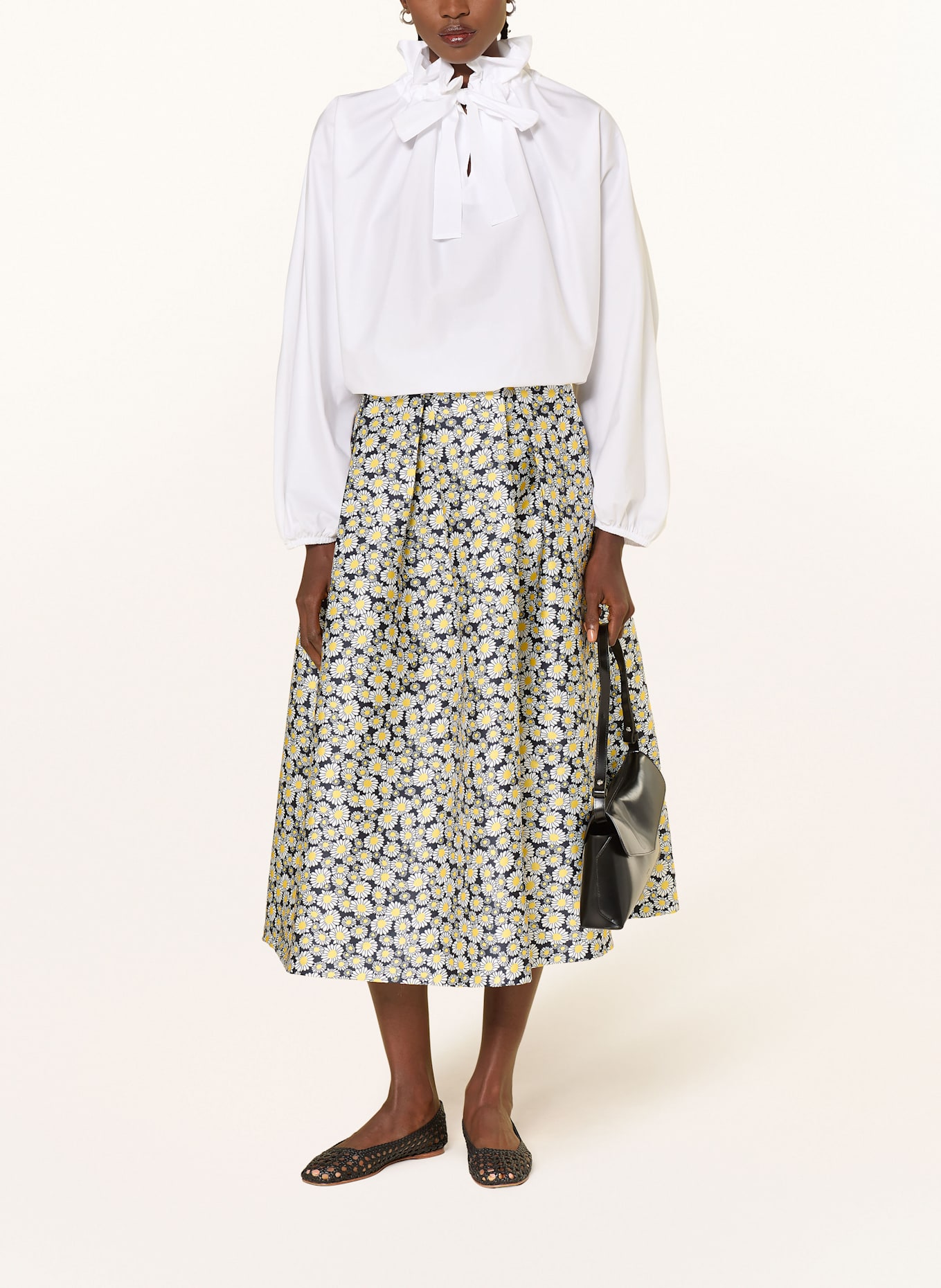 SEM PER LEI Off-Shoulder-Bluse: WEISS