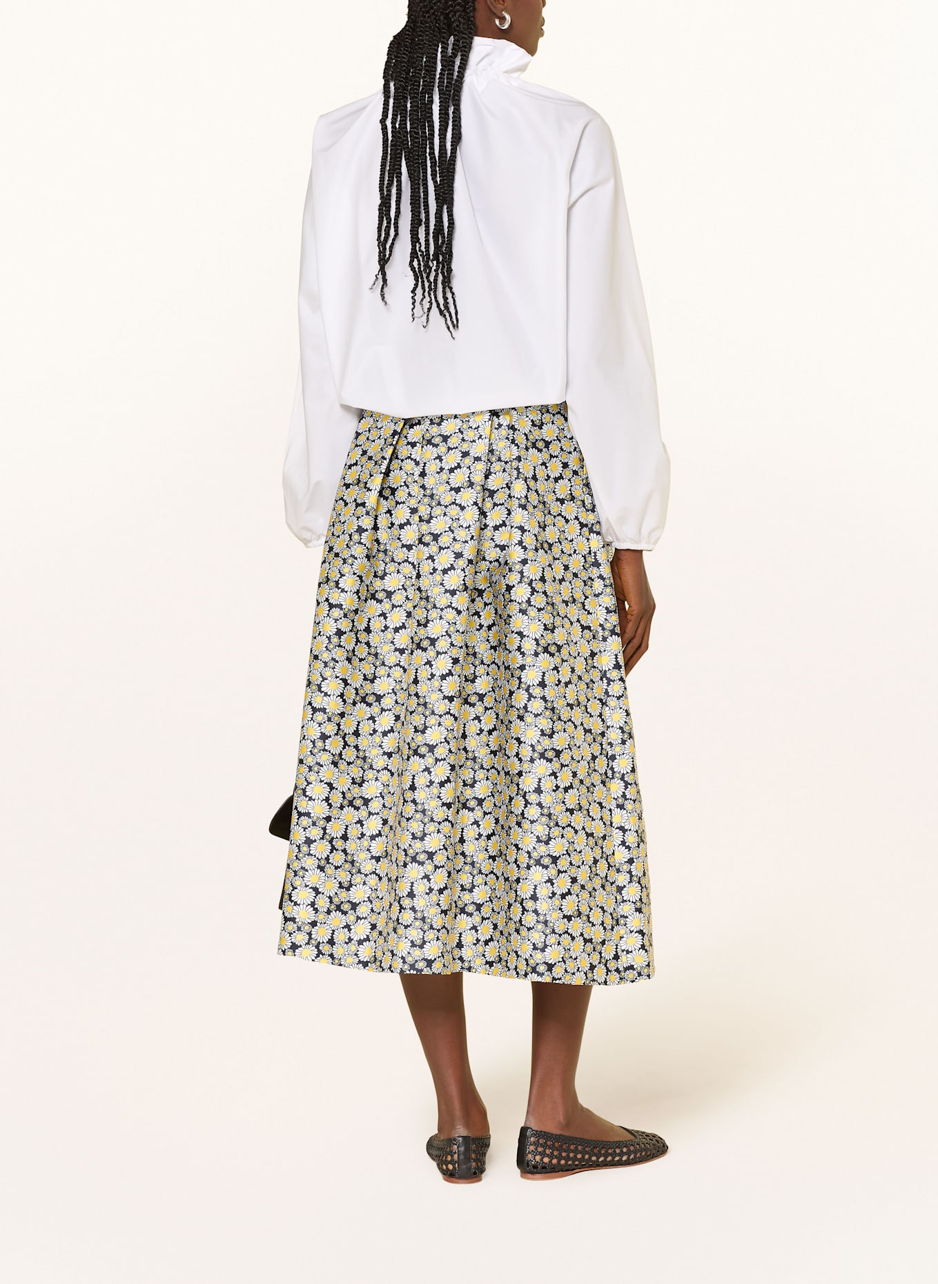 SEM PER LEI Off-Shoulder-Bluse: WEISS