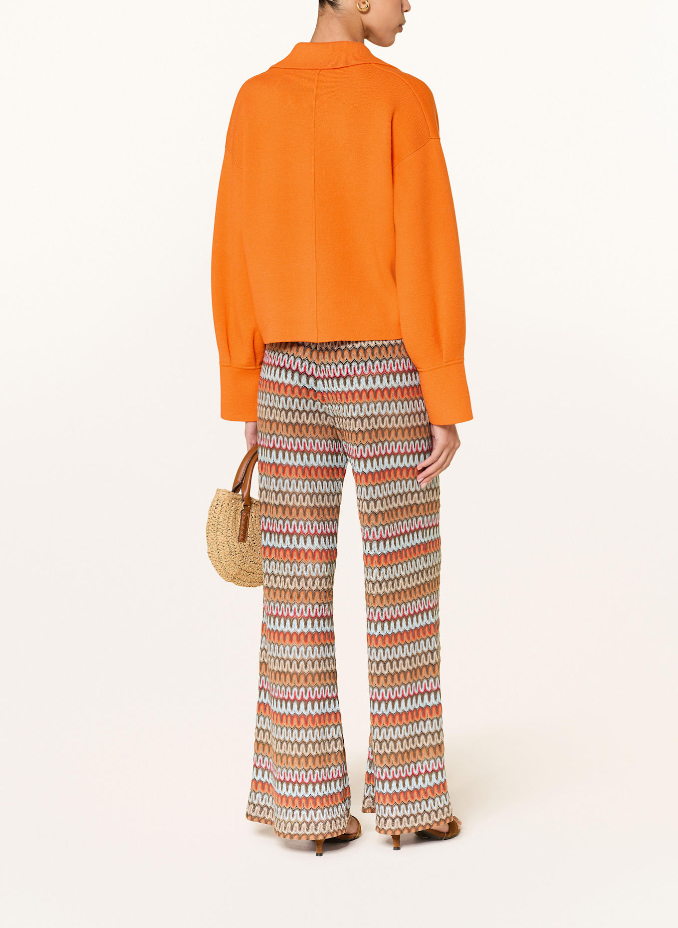 SEM PER LEI Strickjacke: NEONORANGE