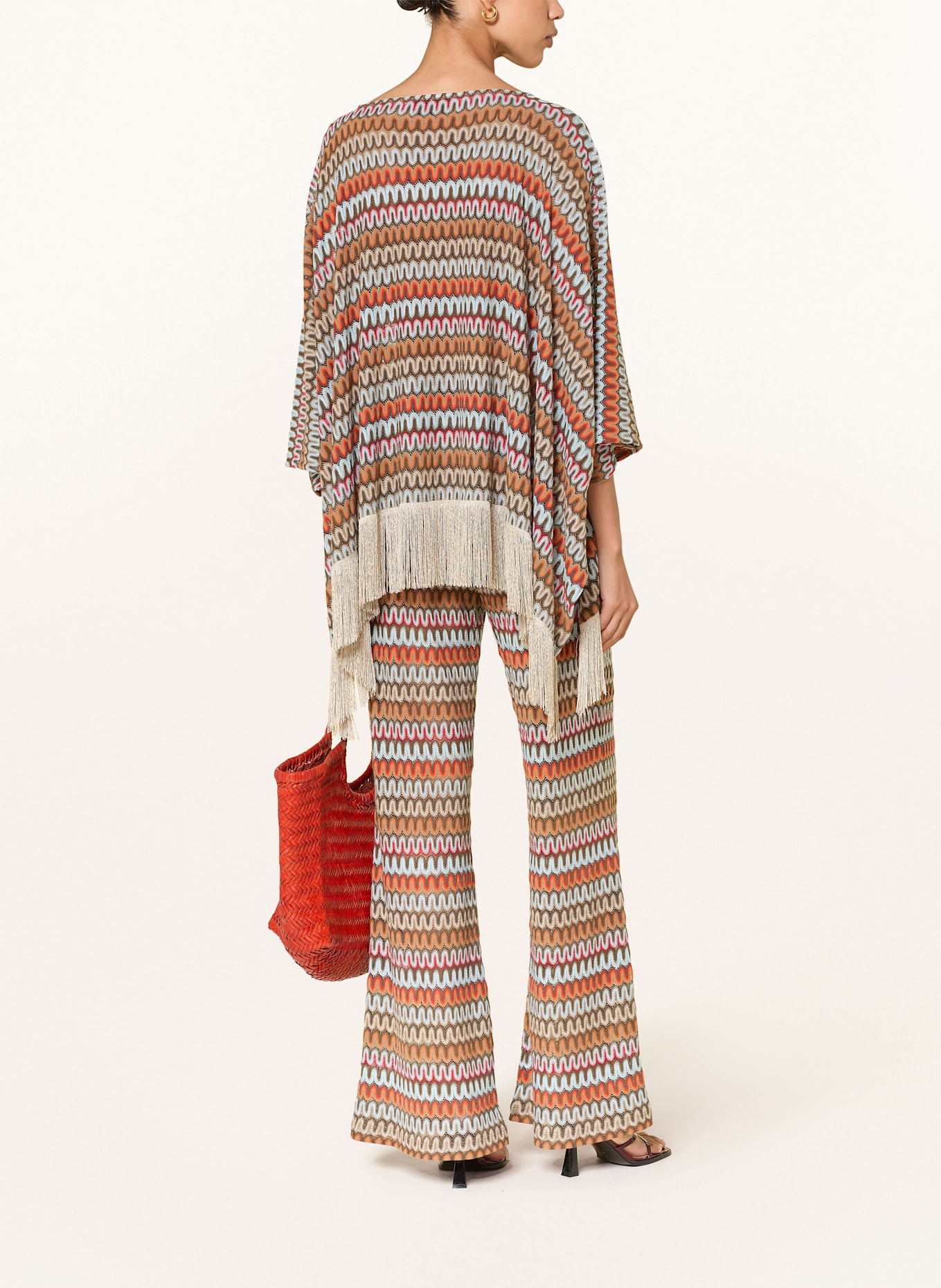 SEM PER LEI Marlene kalhoty: ORANŽOVÁ / TMAVĚ MODRÁ / BÉŽOVÁ