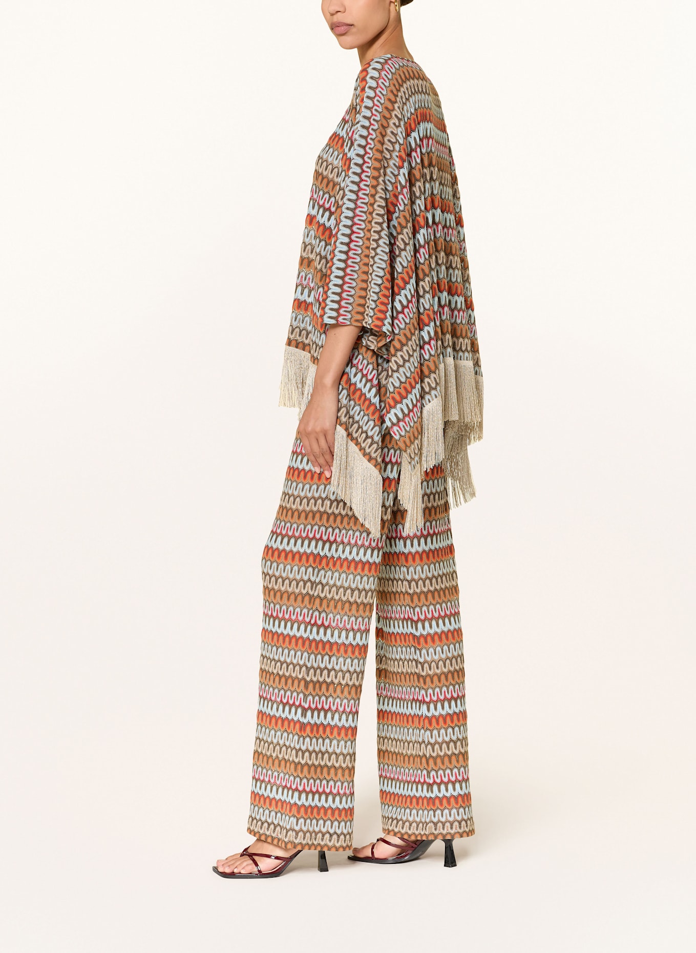 SEM PER LEI Marlene kalhoty: ORANŽOVÁ / TMAVĚ MODRÁ / BÉŽOVÁ