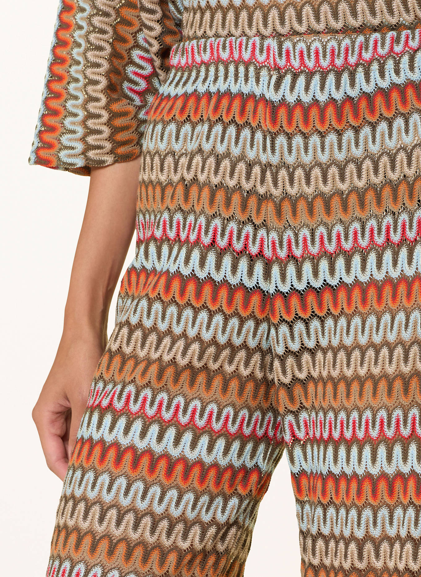 SEM PER LEI Marlene kalhoty: ORANŽOVÁ / TMAVĚ MODRÁ / BÉŽOVÁ