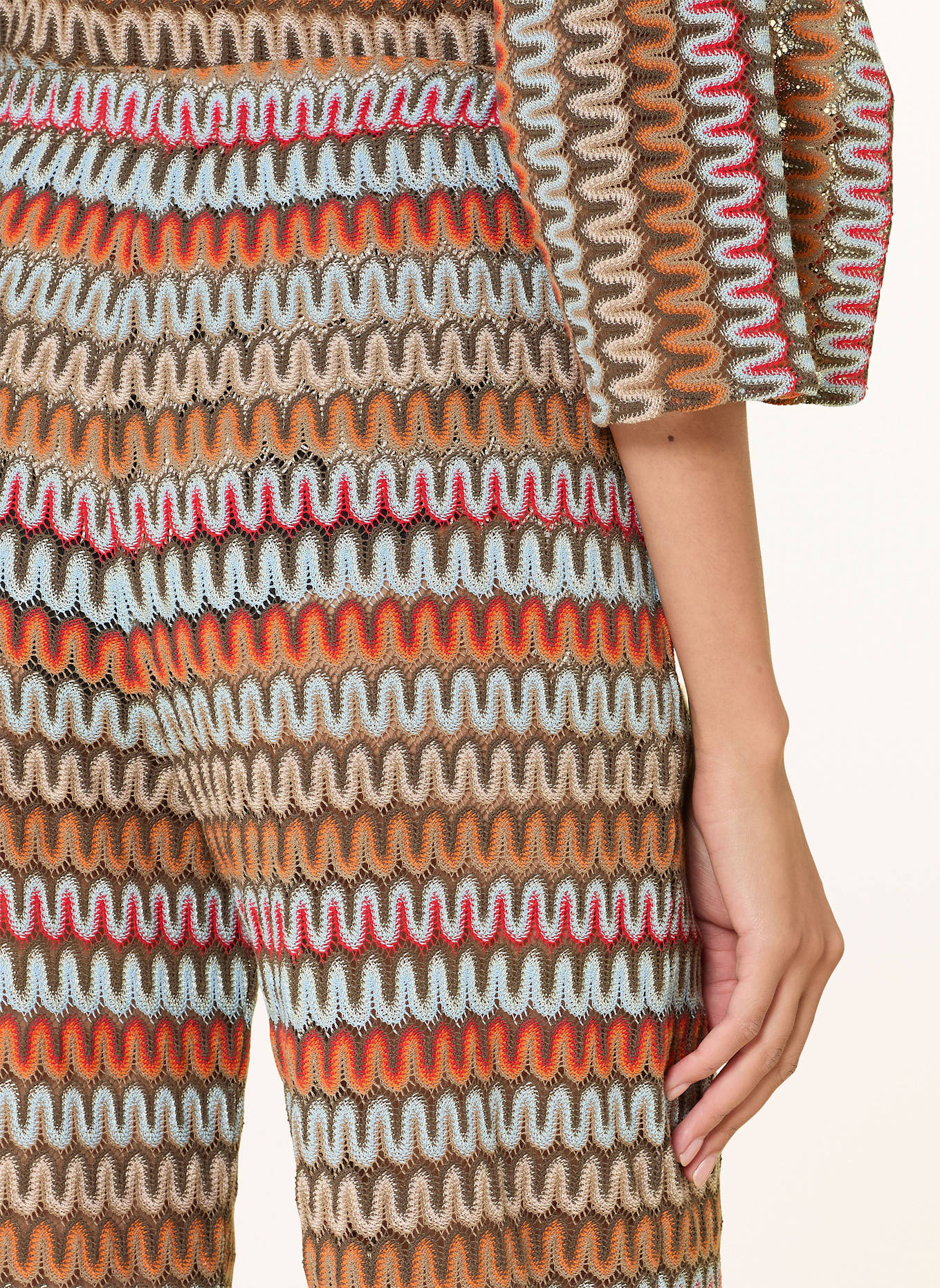 SEM PER LEI Marlene kalhoty: ORANŽOVÁ / TMAVĚ MODRÁ / BÉŽOVÁ