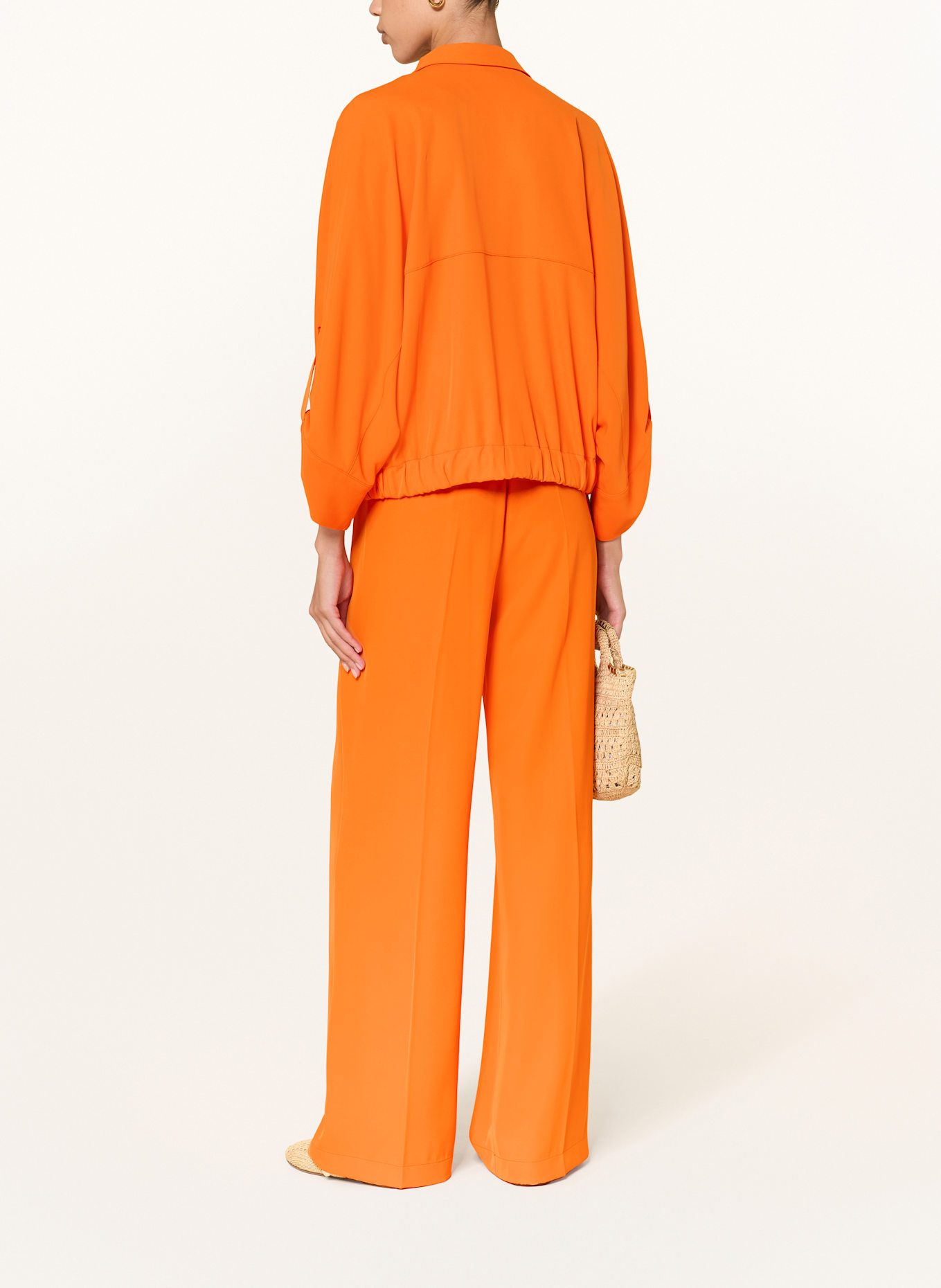 SEM PER LEI Wide leg trousers: ORANGE