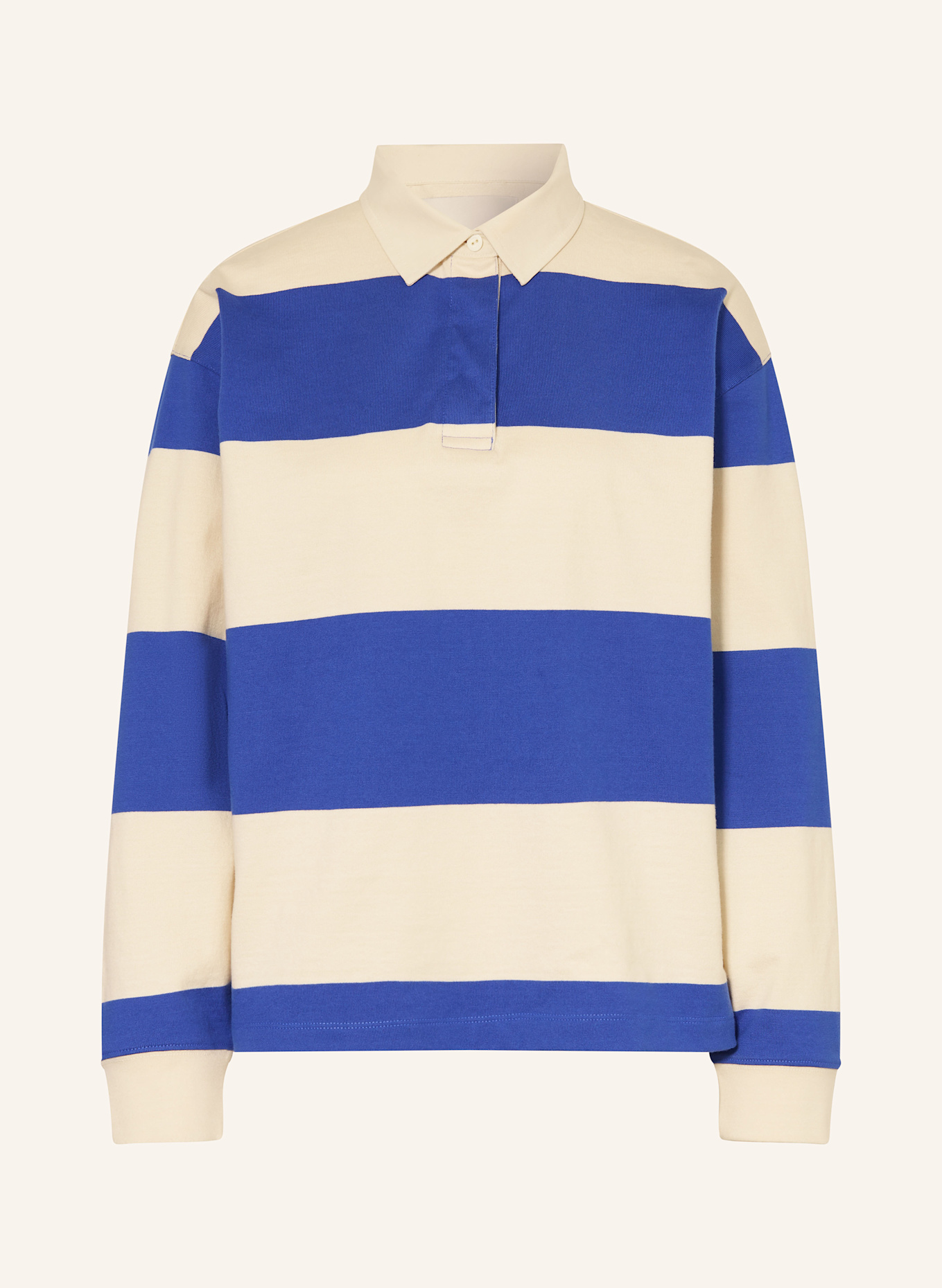 GANT Rugbyshirt: ECRU / BLAU