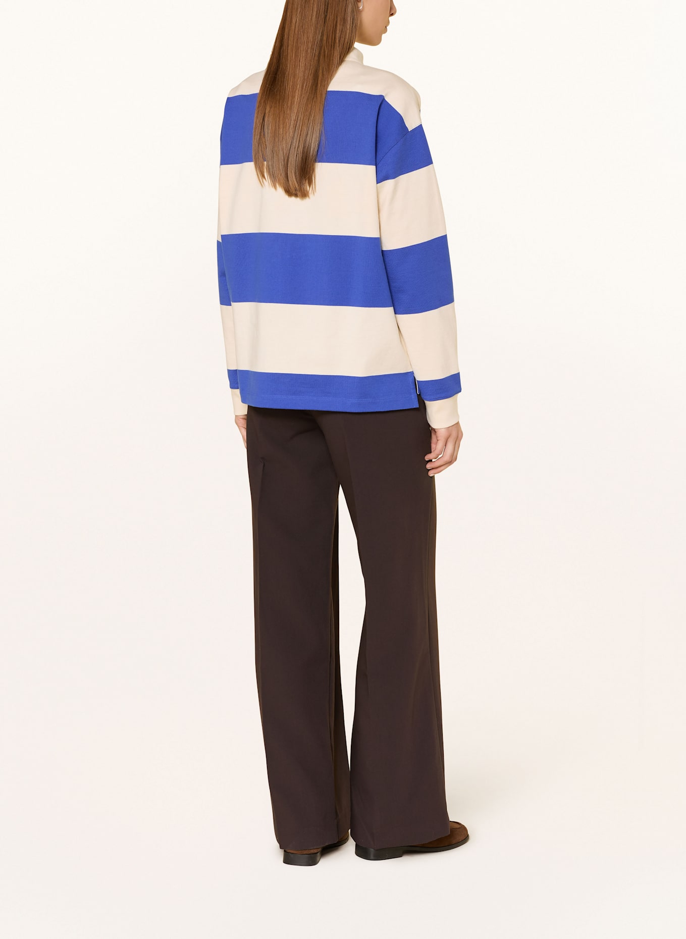 GANT Rugbyshirt: ECRU / BLAU