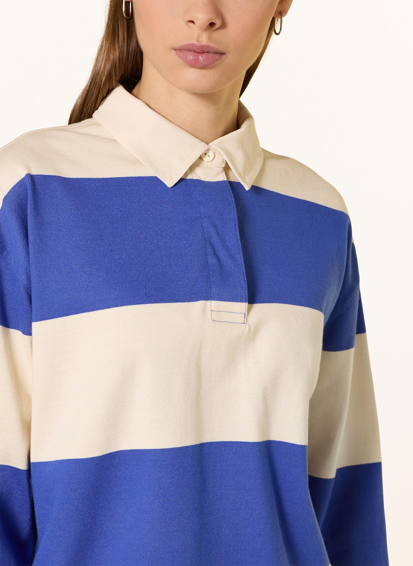 GANT Rugbyshirt: ECRU / BLAU