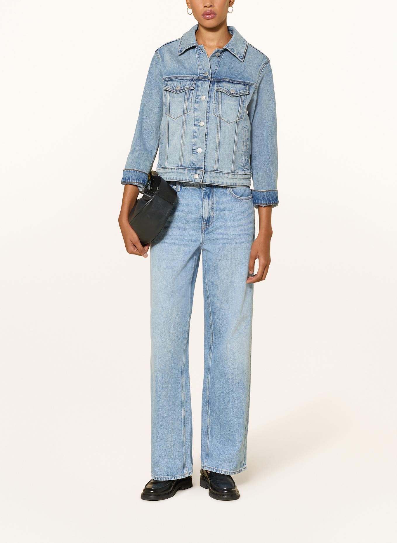 GANT Džínová bunda: 982 SEMI LIGHT BLUE BROK