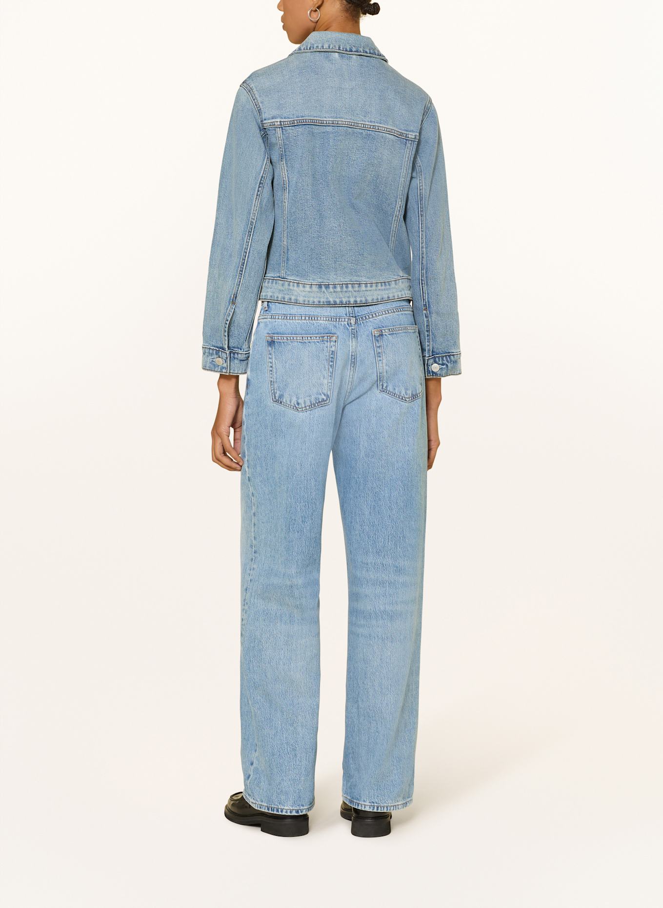 GANT Džínová bunda: 982 SEMI LIGHT BLUE BROK