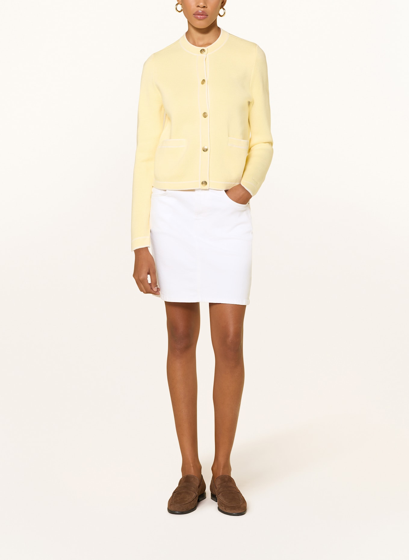 GANT Jeansrock: 113 EGGSHELL