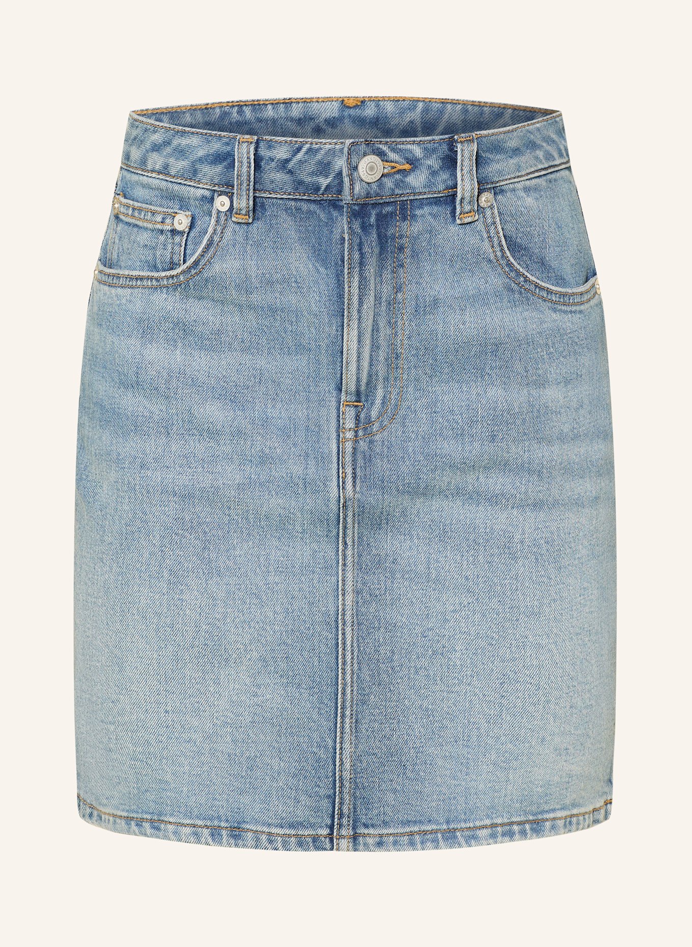 GANT Džínová sukně: 982 SEMI LIGHT BLUE BROK