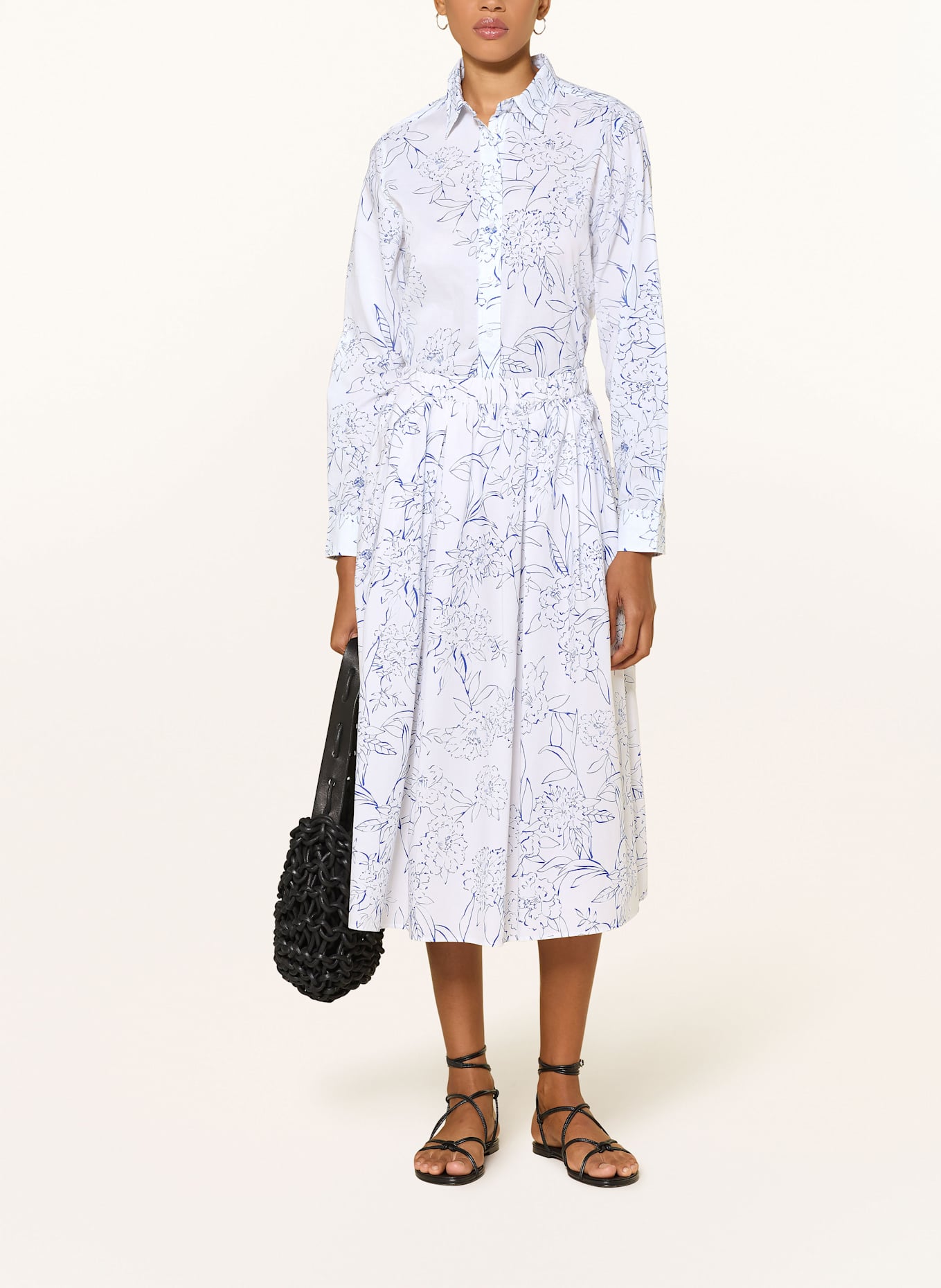 GANT Sukně: BÍLÁ / MODRÁ