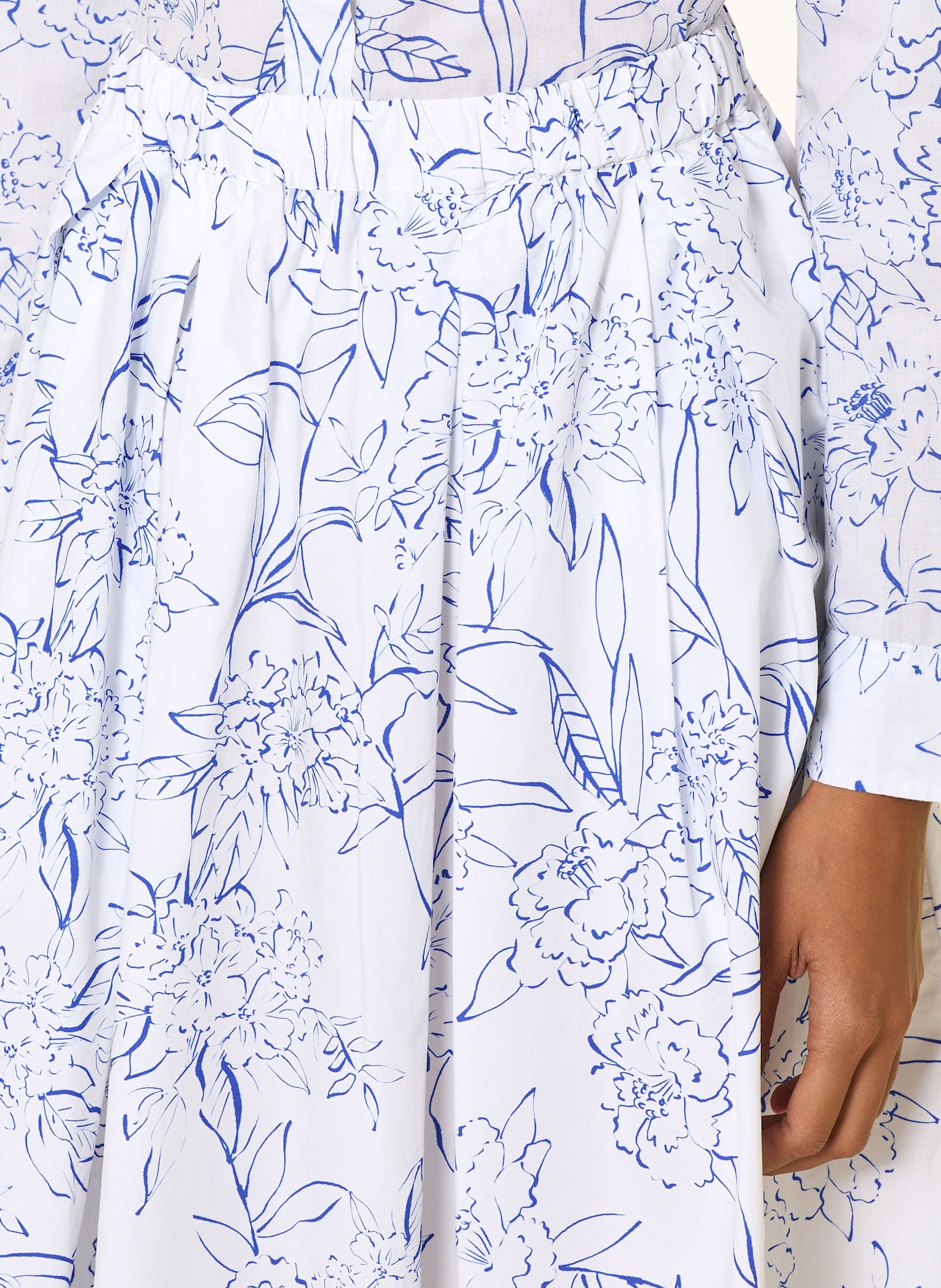 GANT Sukně: BÍLÁ / MODRÁ