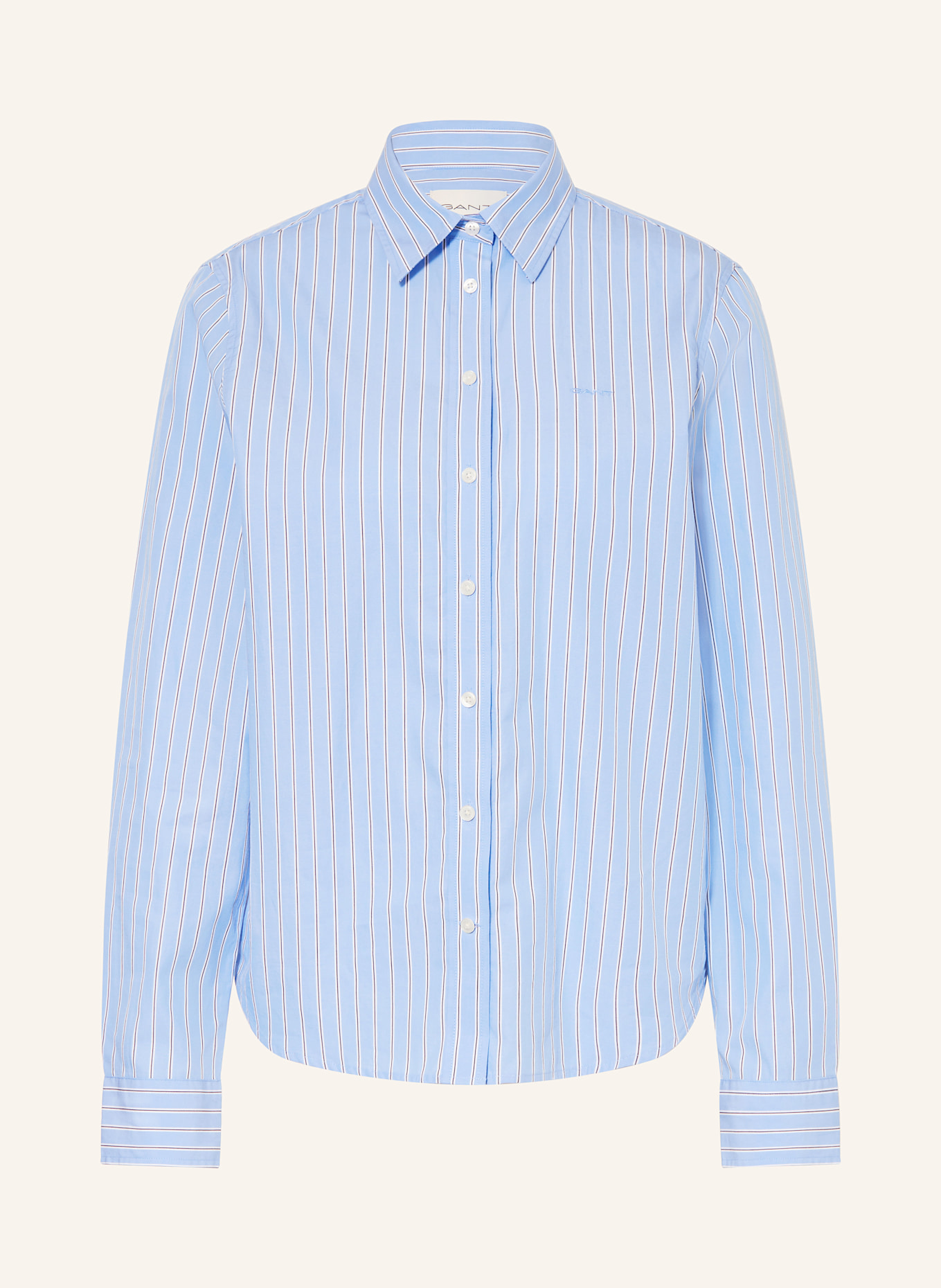 GANT Hemdbluse: HELLBLAU / WEISS / SCHWARZ