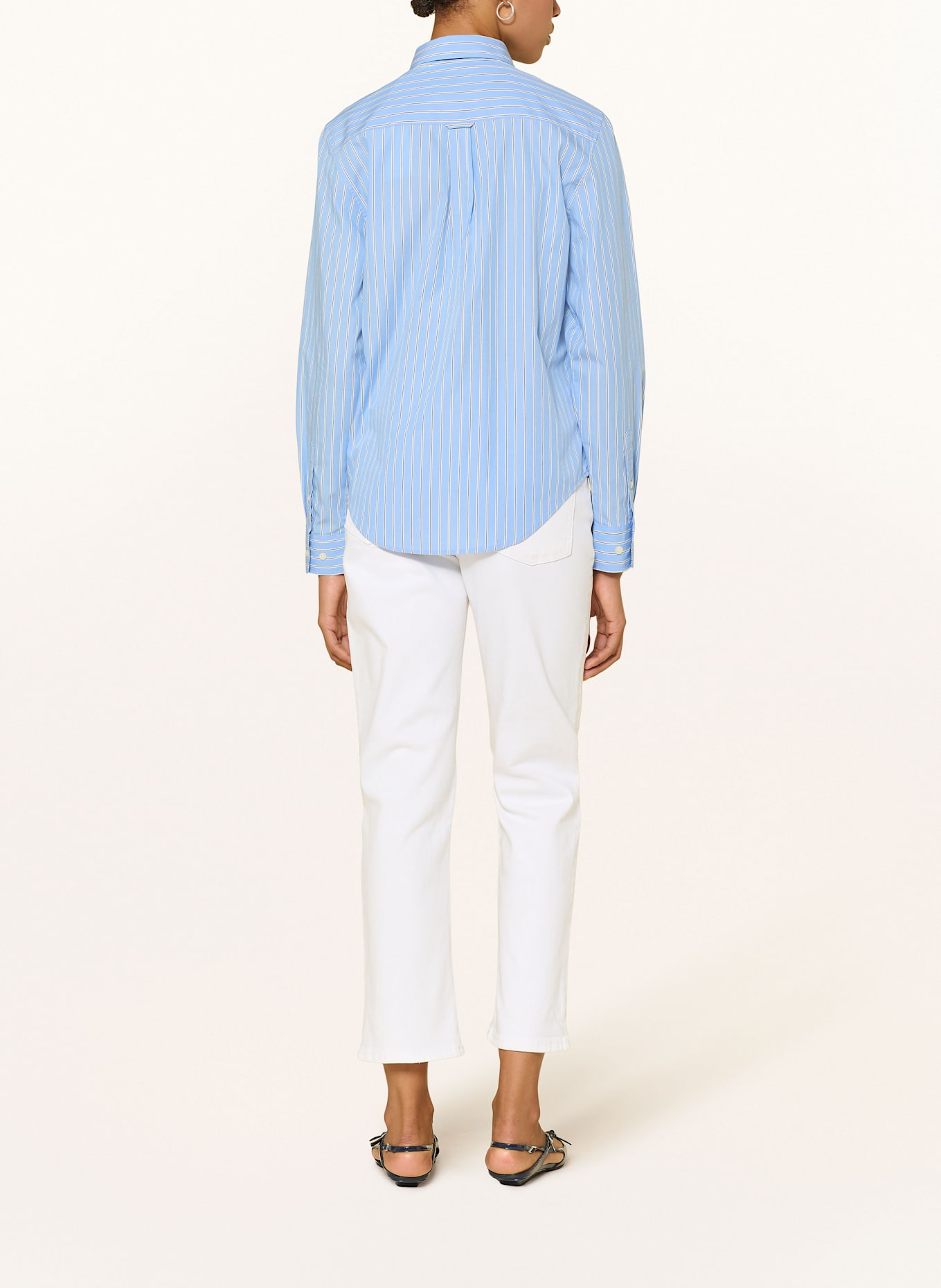 GANT Hemdbluse: HELLBLAU / WEISS / SCHWARZ