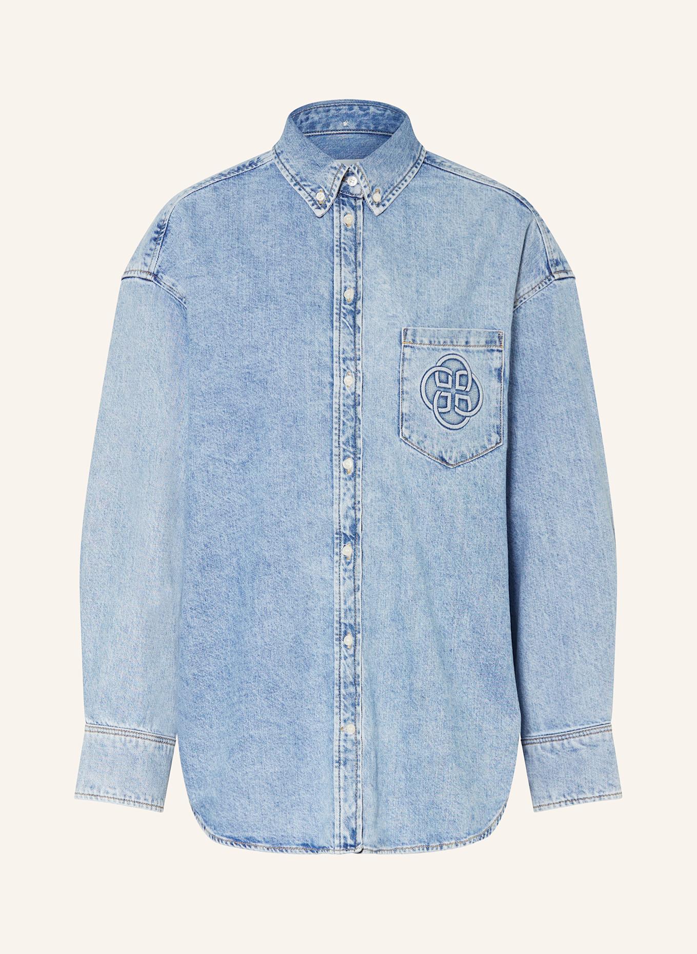 GANT džínová košile: TMAVĚ MODRÁ