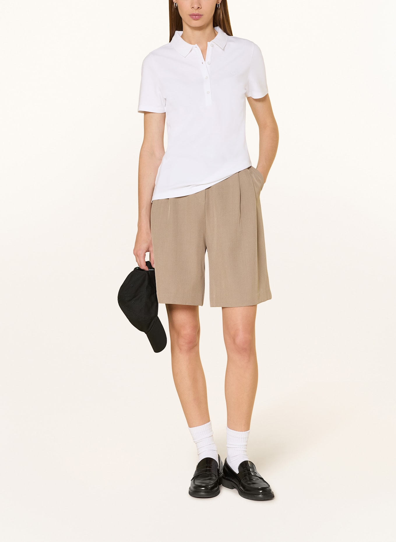 GANT Piqué-Poloshirt: WEISS