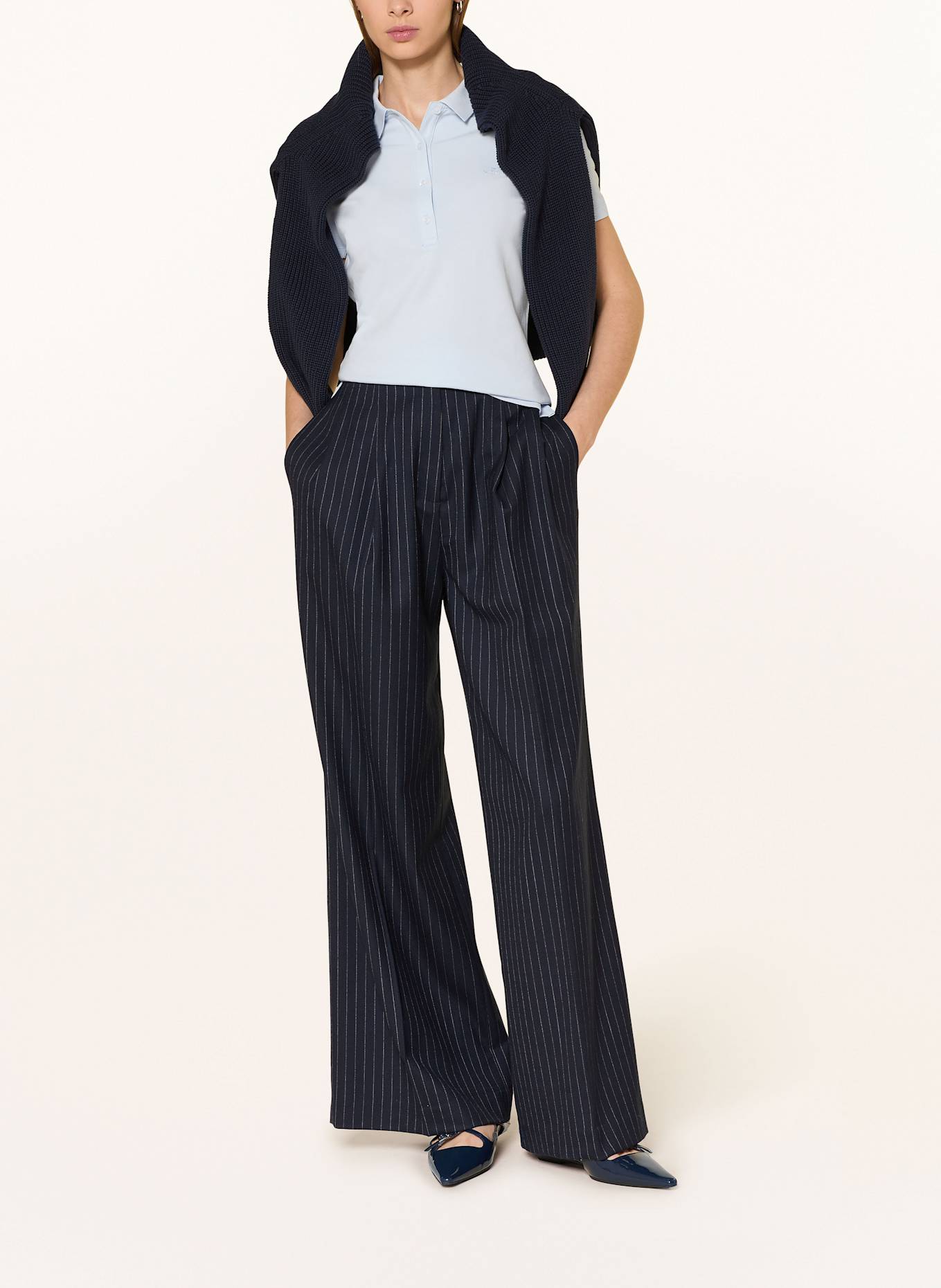 GANT Piqué-Poloshirt: HELLBLAU