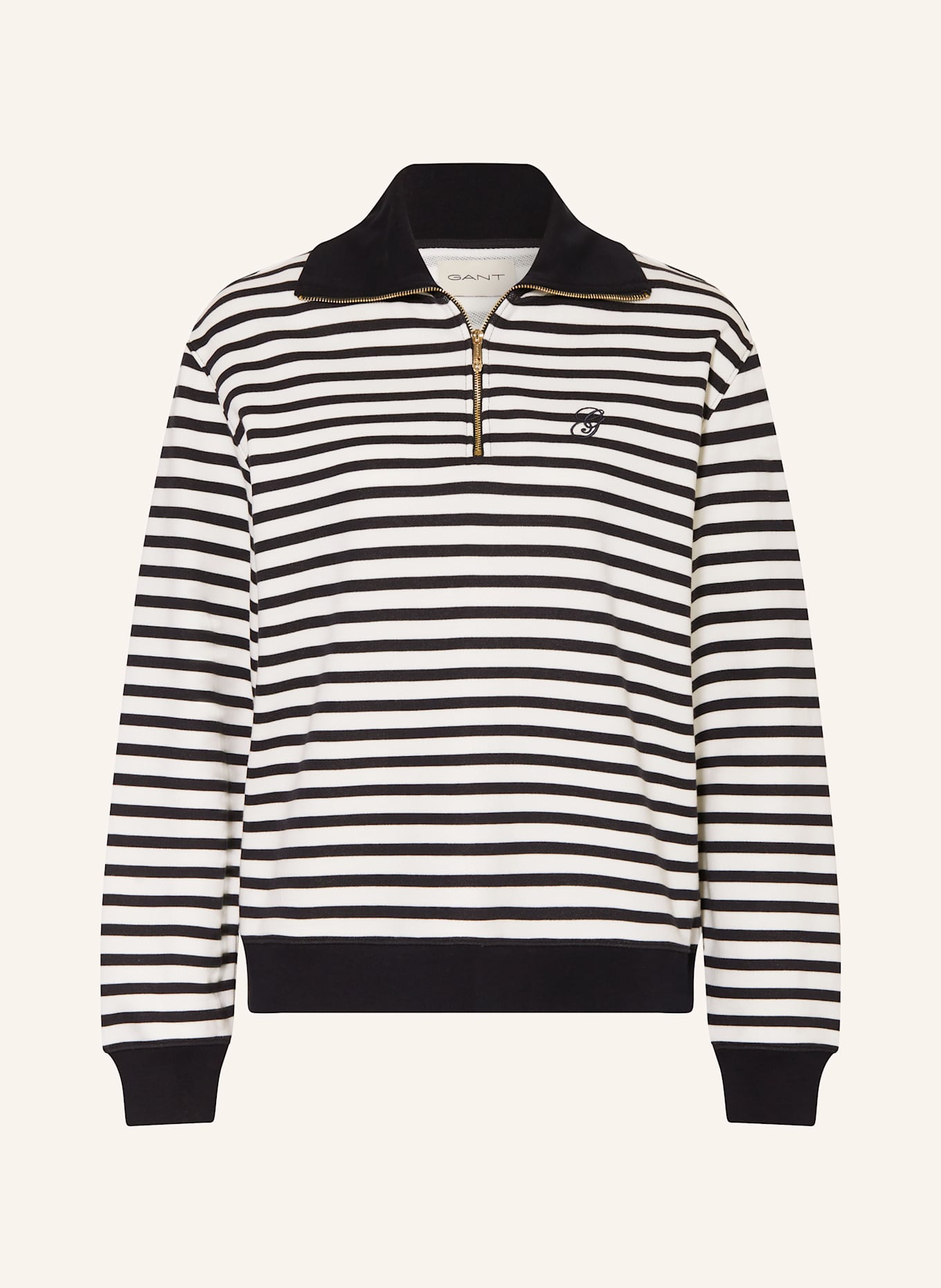 GANT Svetr troyer: TMAVĚ MODRÁ / BÍLÁ