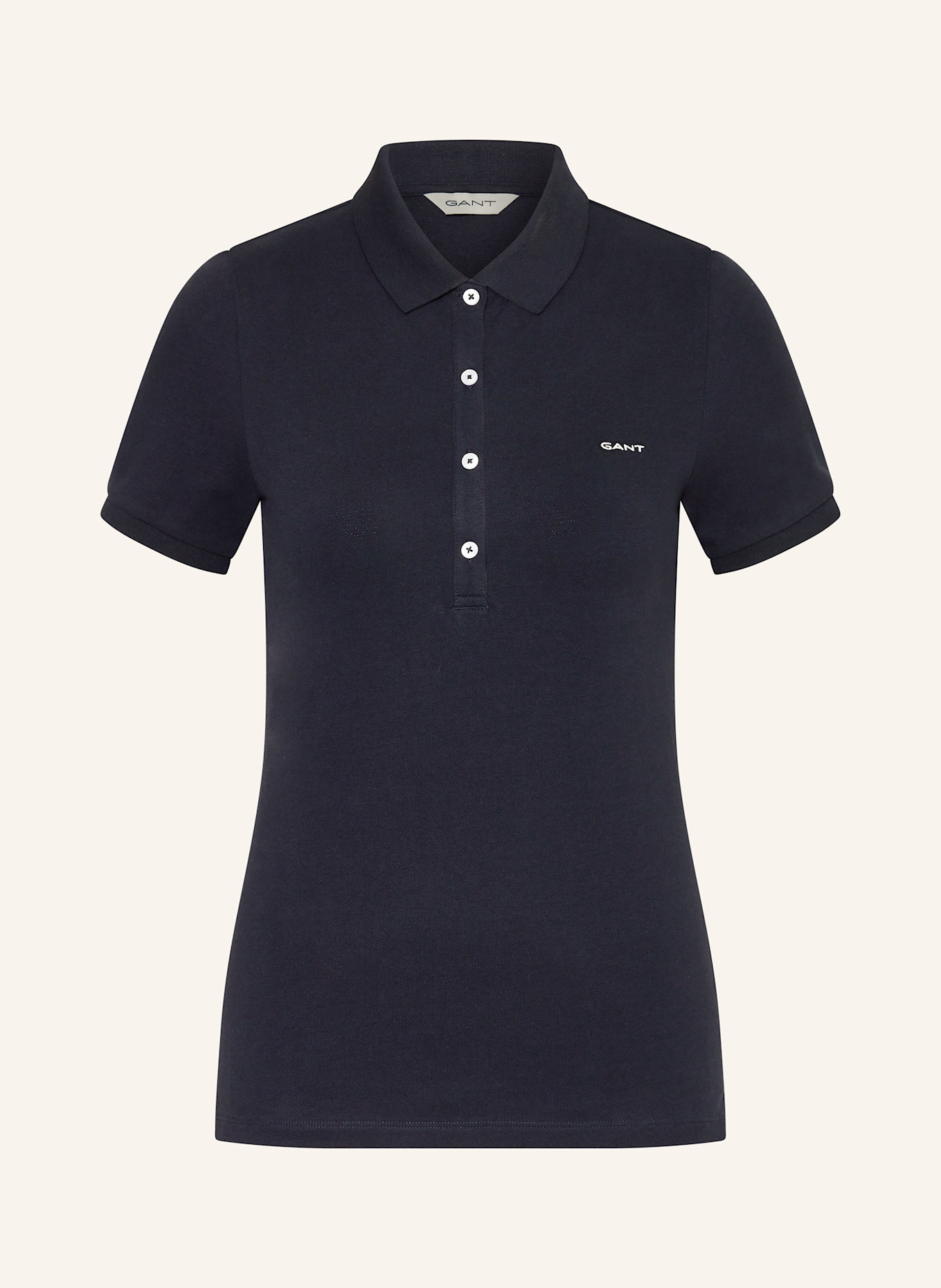 GANT Jersey-Poloshirt: DUNKELBLAU
