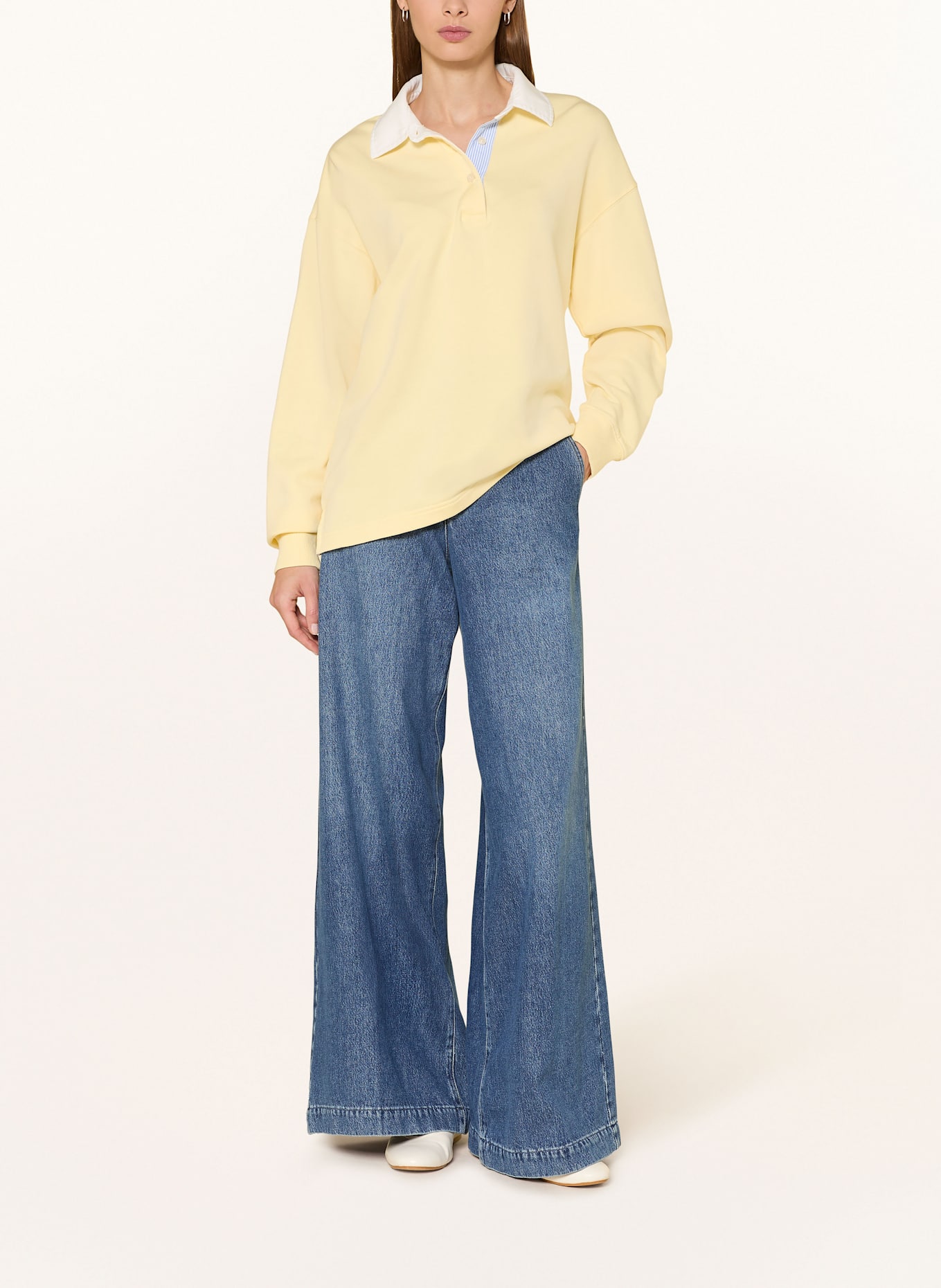 GANT Sweatshirt: LIGHT YELLOW