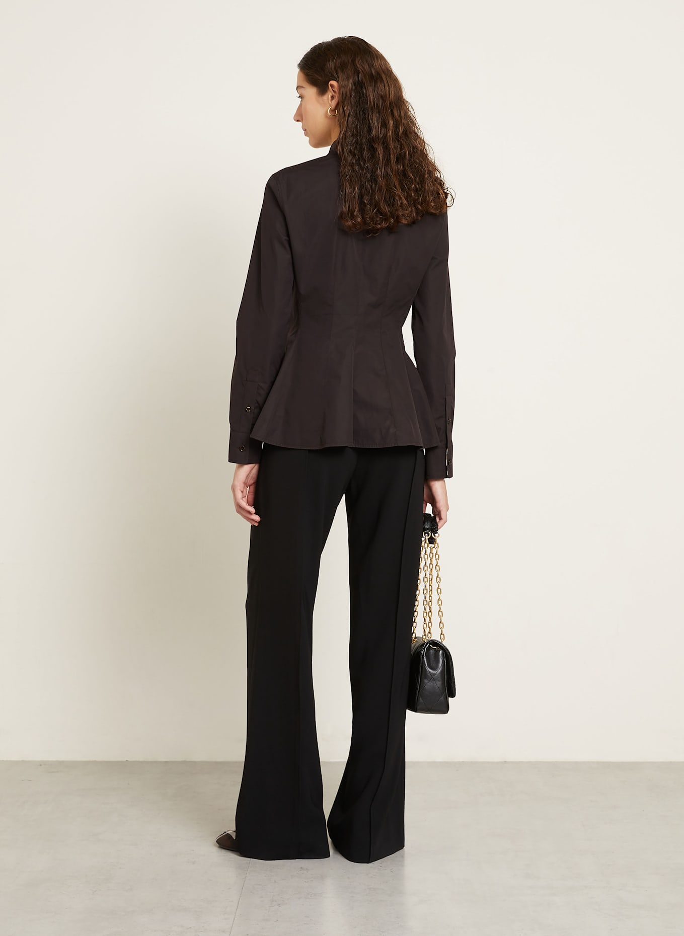 BURBERRY Koszula ELIZA: CIEMNOBRĄZOWY